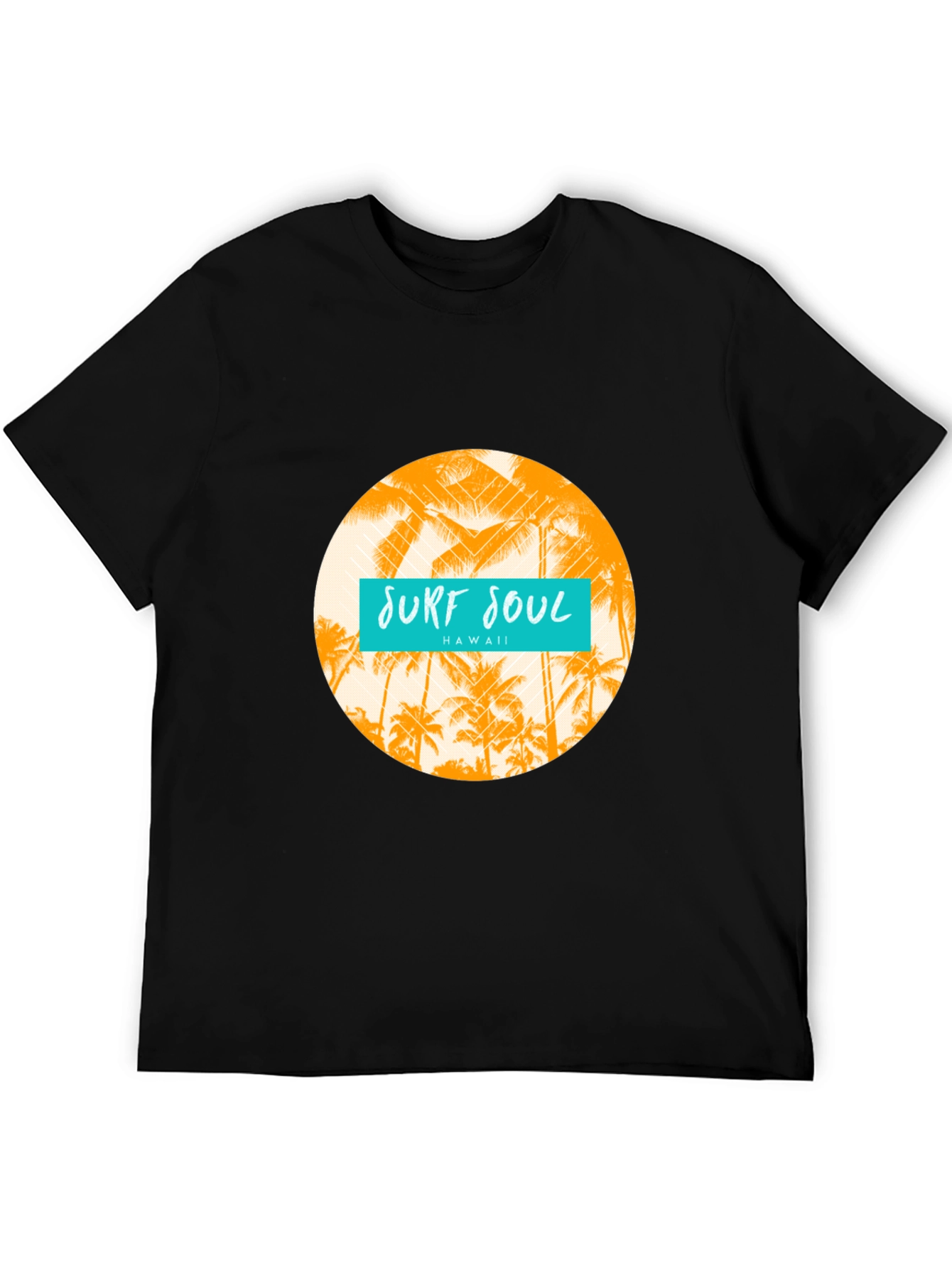 Surf Soul Hawaii T-Shirt - Black