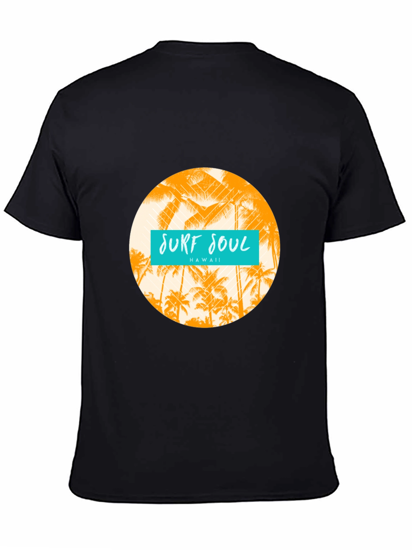Surf Soul Hawaii T-Shirt - Black