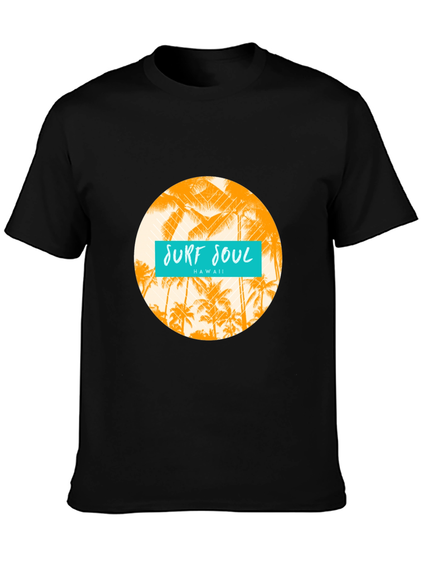 Surf Soul Hawaii T-Shirt - Black