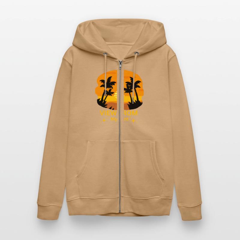 View from My Tent – Scenic Sunset Camping Shirt