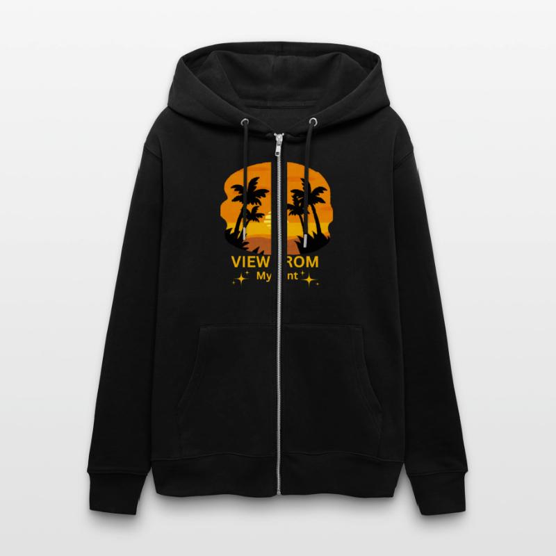 View from My Tent – Scenic Sunset Camping Shirt