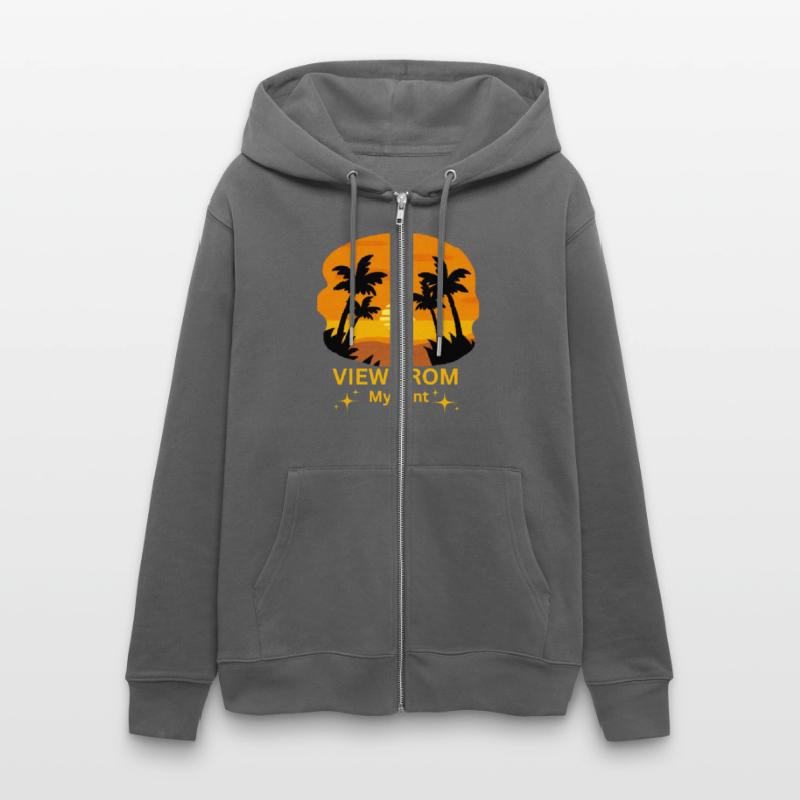 View from My Tent – Scenic Sunset Camping Shirt