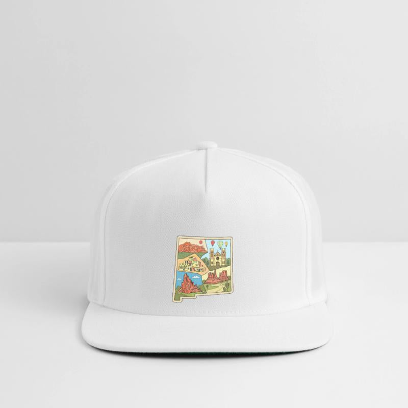 Vintage New Mexico State Map Albuquerque Las Vegas