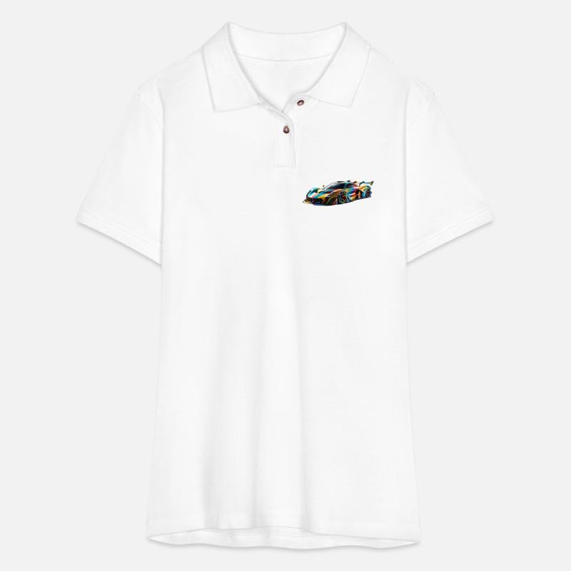 Vivid Velocity Colorful Extreme Sports Car T Shirt