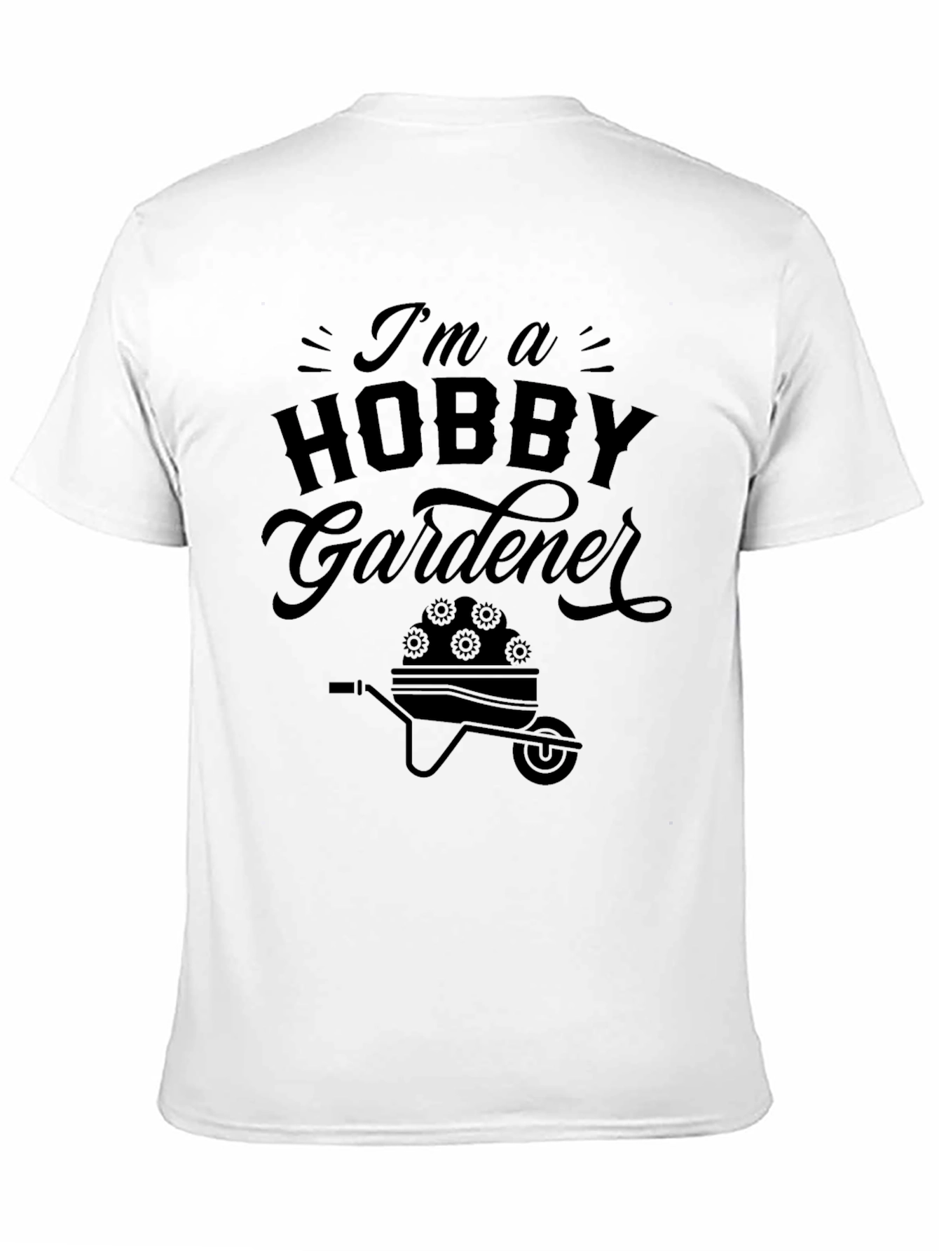 Hobby Gardener Graphic T-Shirt - Black Cotton Tee