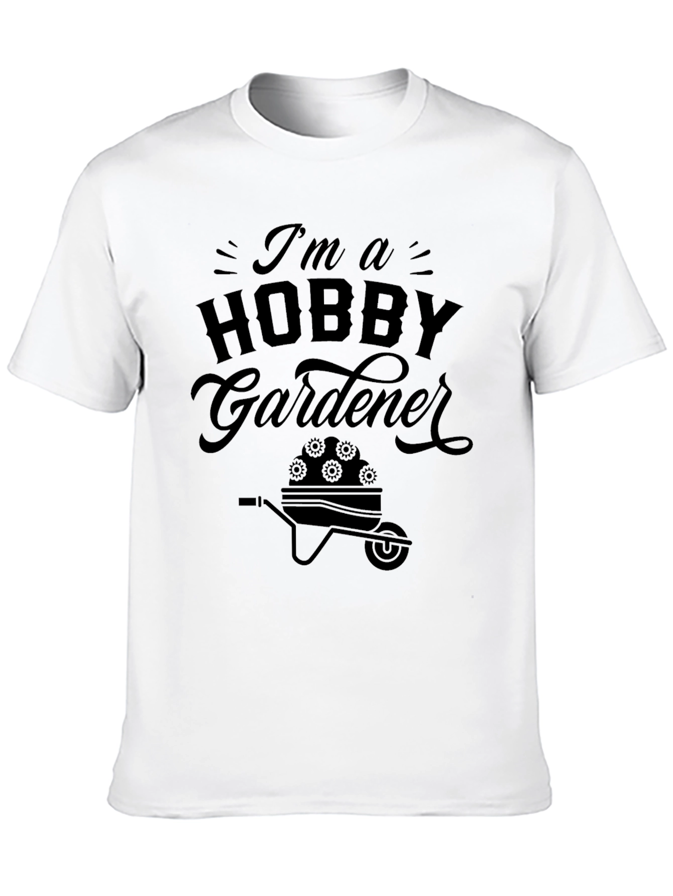 Hobby Gardener Graphic T-Shirt - Black Cotton Tee
