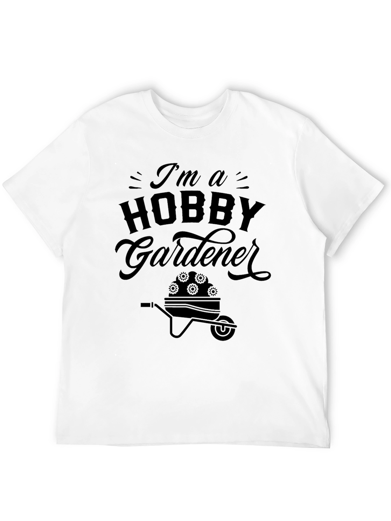 Hobby Gardener Graphic T-Shirt - Black Cotton Tee