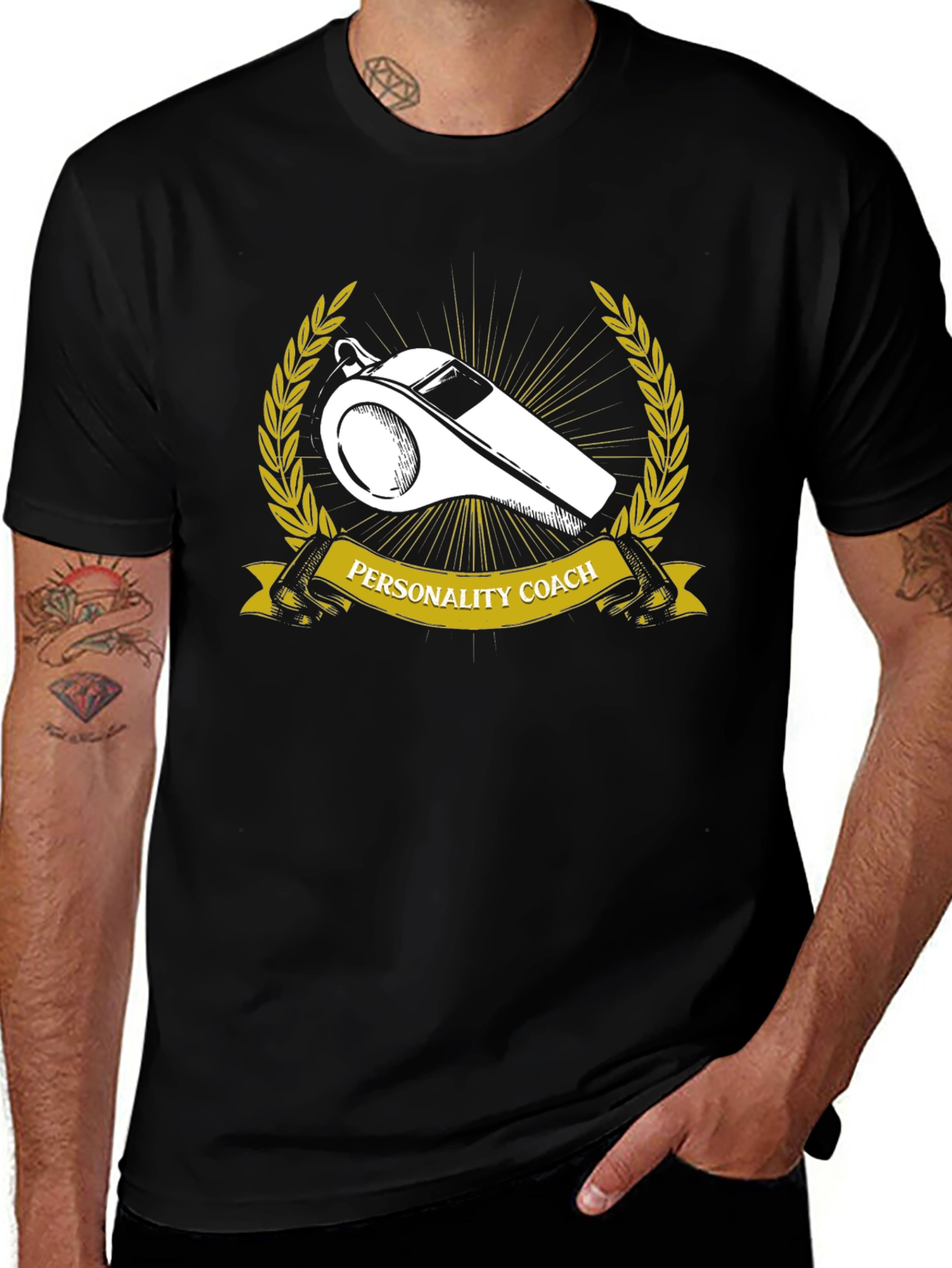 Personality Coach T-Shirt - Whistle Graphic Tee