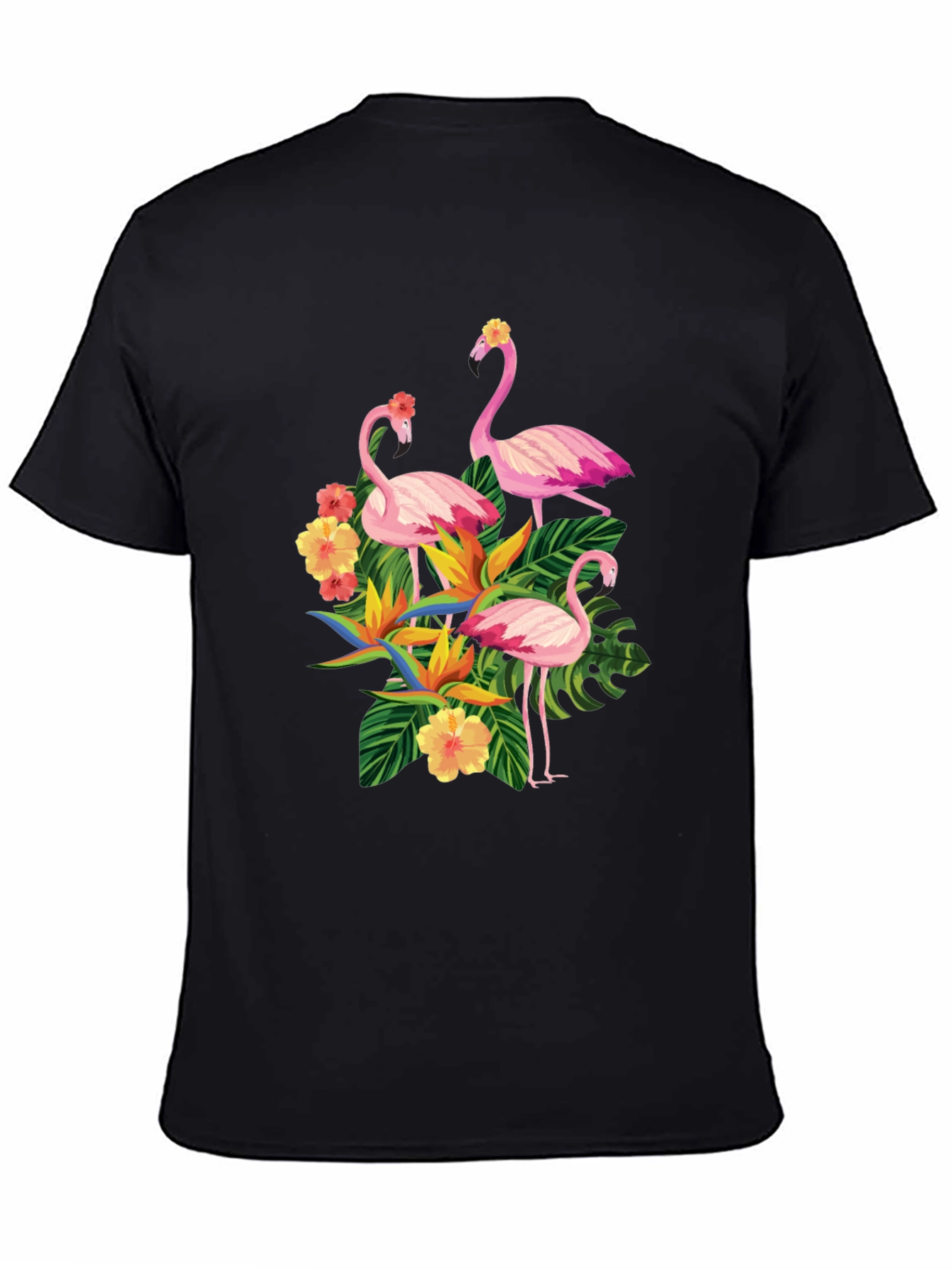 Tropical Flamingo Graphic T-Shirt