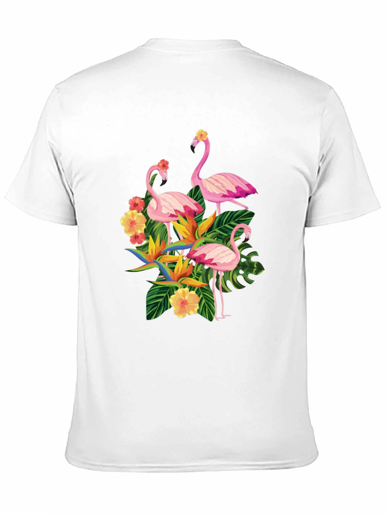 Tropical Flamingo Graphic T-Shirt