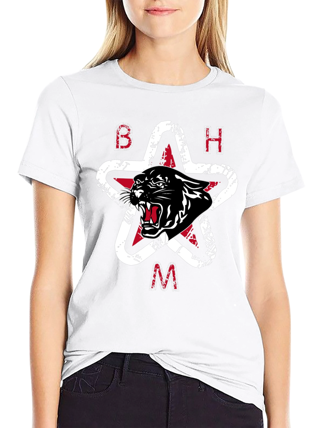 BHAM Panther Star Graphic T-Shirt