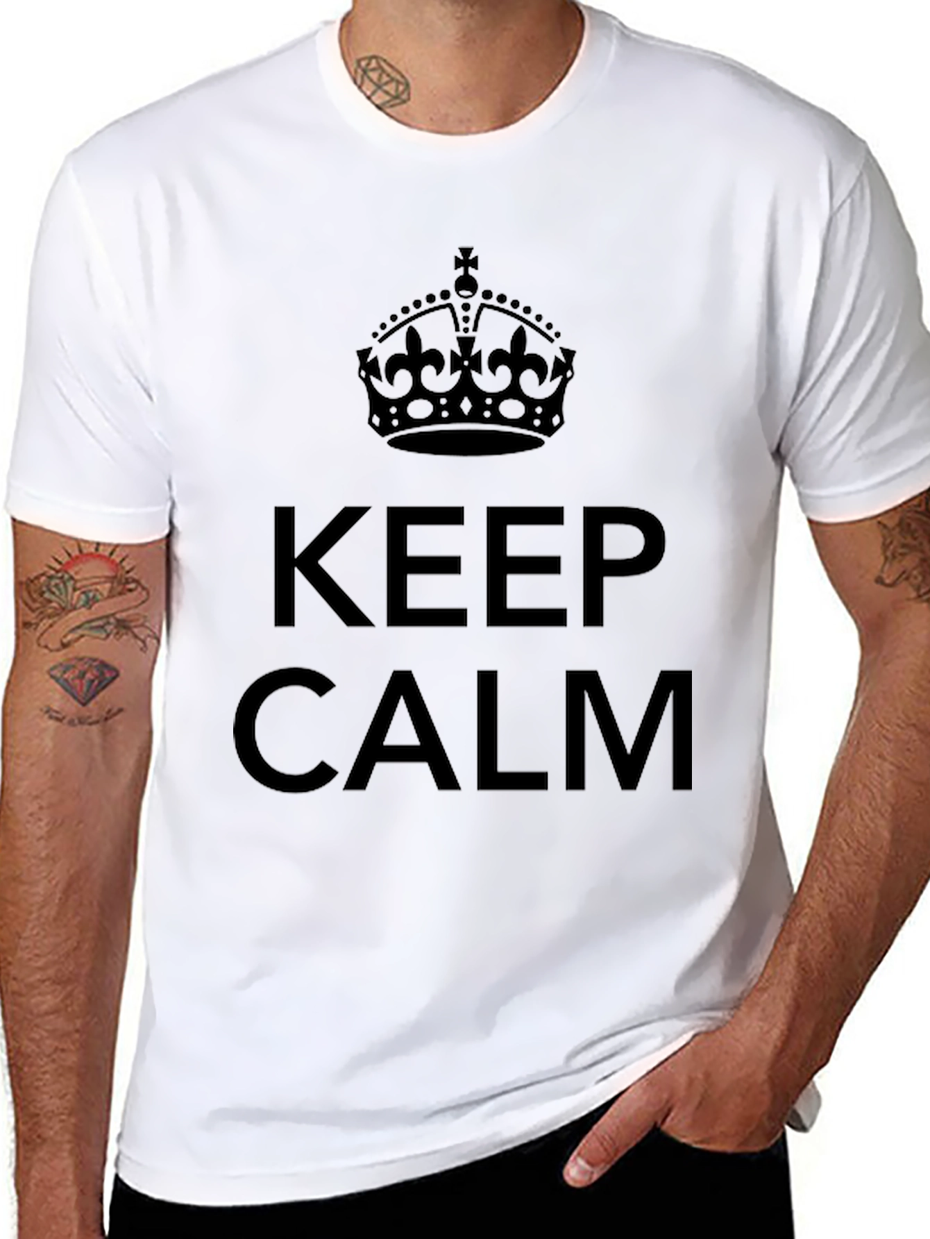 Keep Calm Crown Graphic Tee