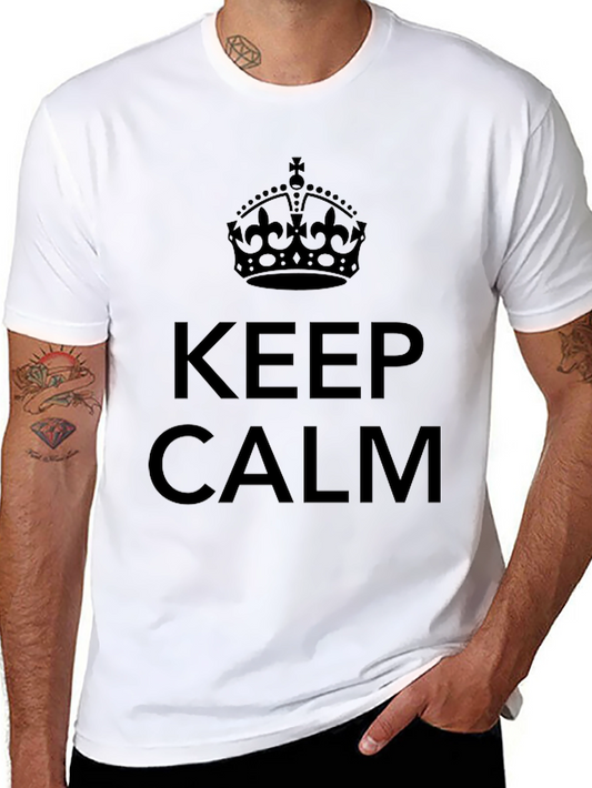 Keep Calm Crown Graphic Tee