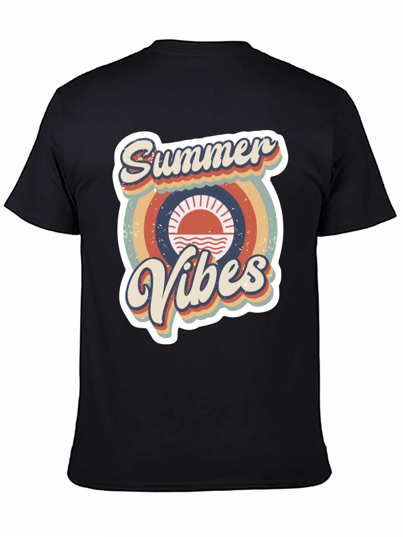 Summer Vibes Retro Graphic Tee