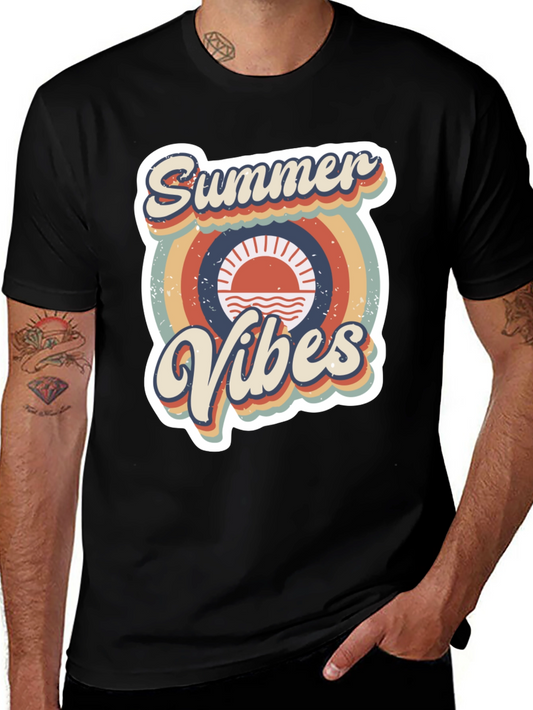 Summer Vibes Retro Graphic Tee