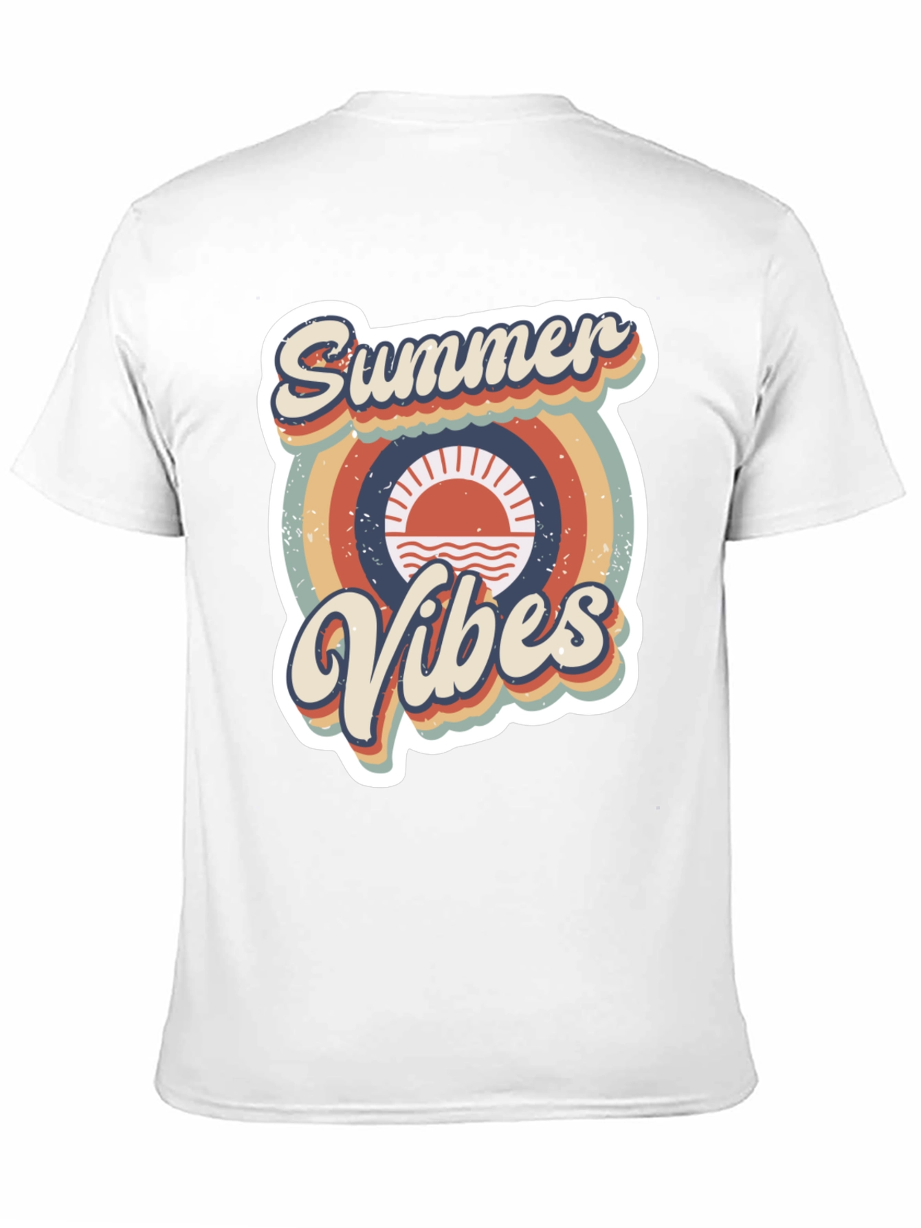 Summer Vibes Retro Graphic Tee