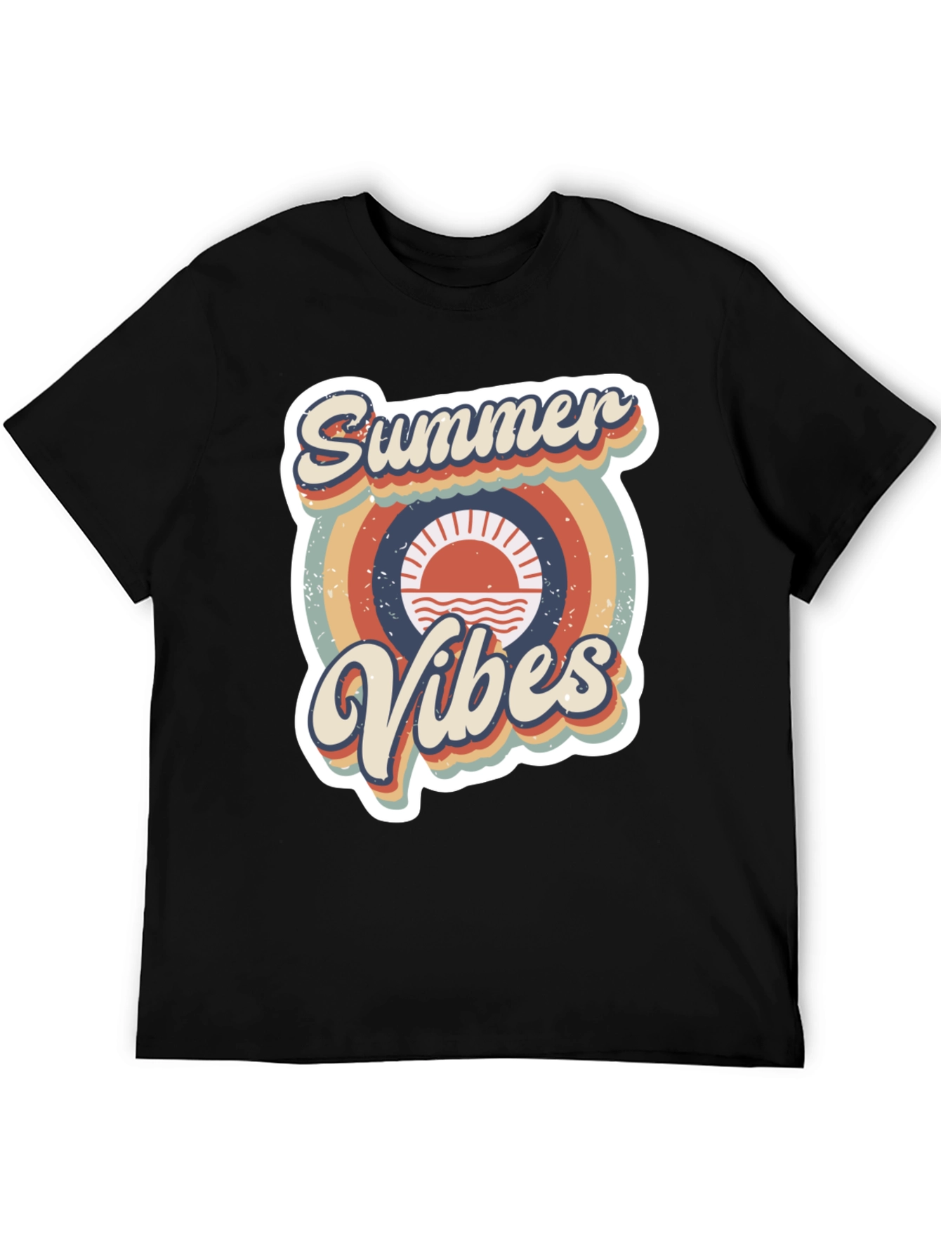 Summer Vibes Retro Graphic Tee