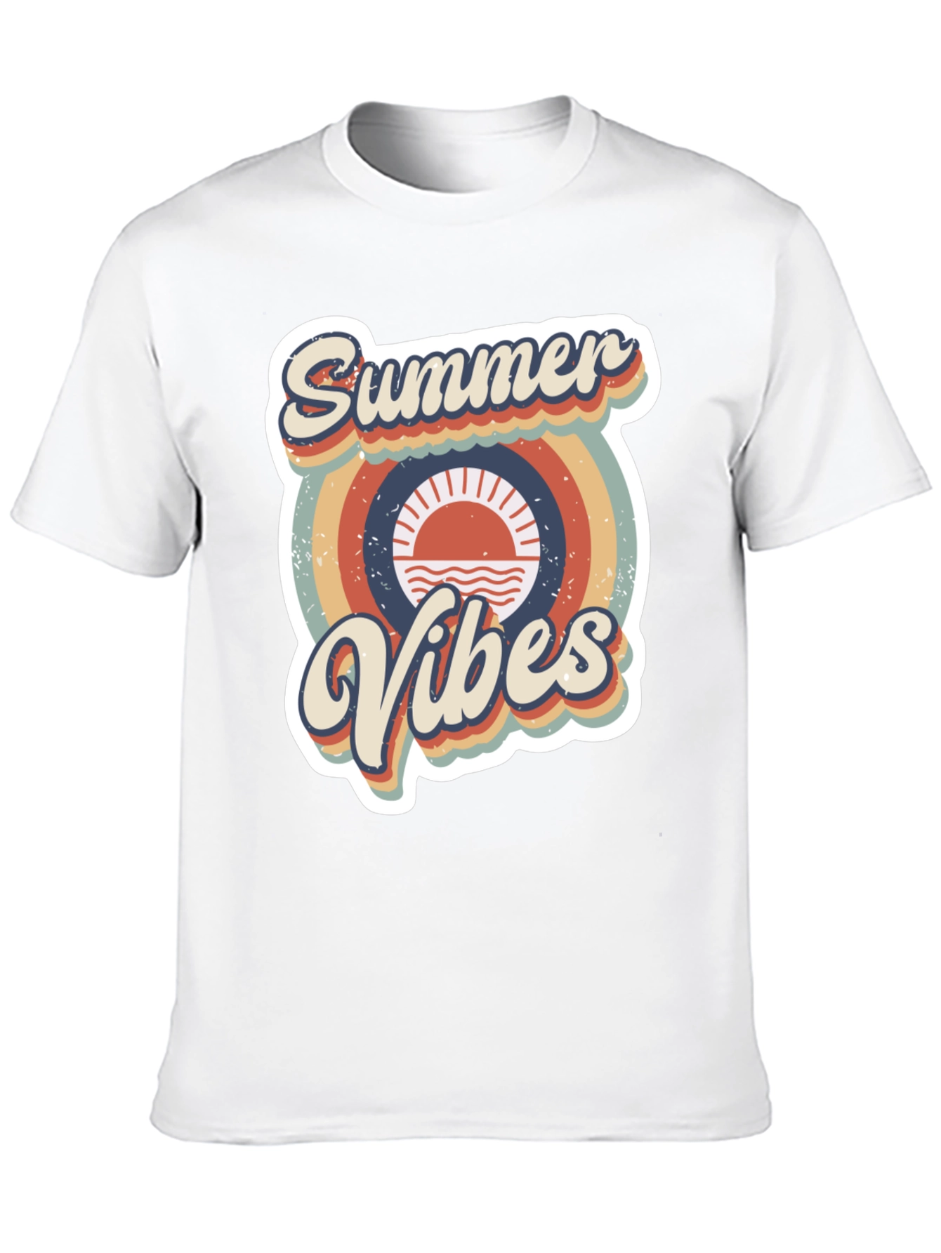 Summer Vibes Retro Graphic Tee