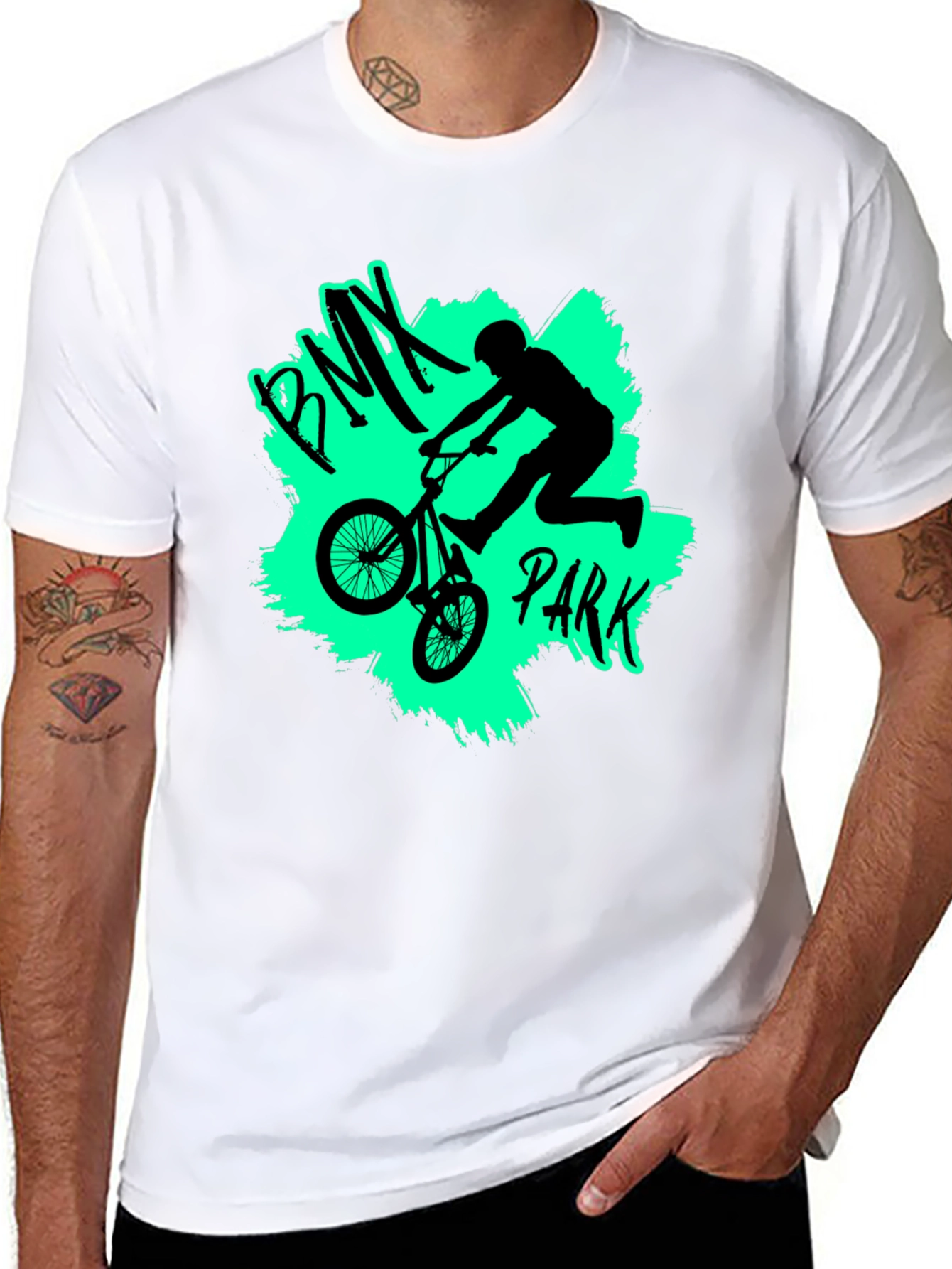 BMX Park Tee - Black Graphic T-Shirt