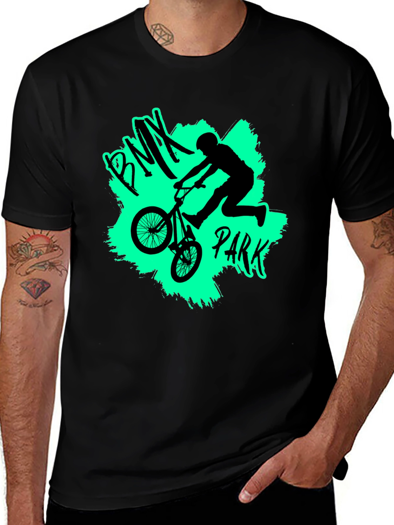 BMX Park Tee - Black Graphic T-Shirt