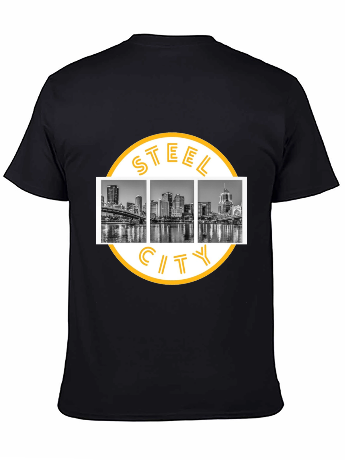 Steel City Black Graphic Tee