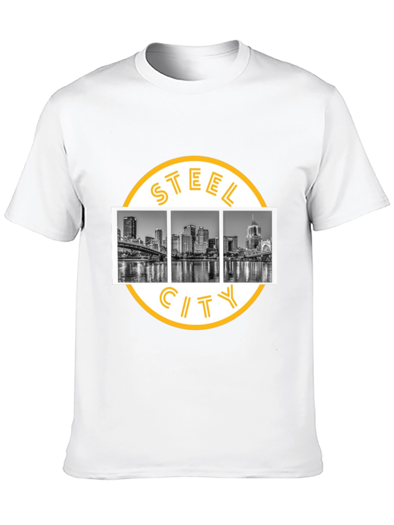 Steel City Black Graphic Tee