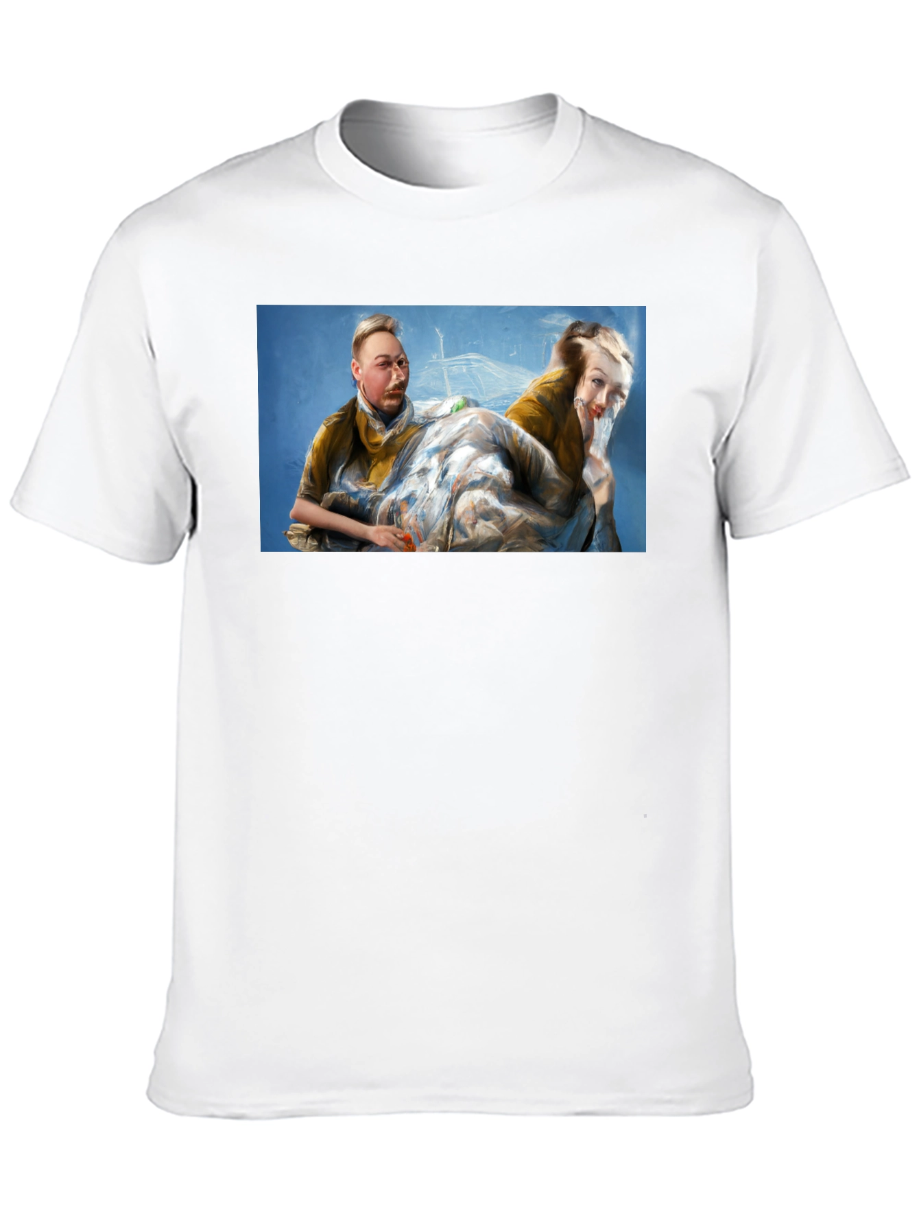 Artistic T-Shirt with Unique Portrait Design