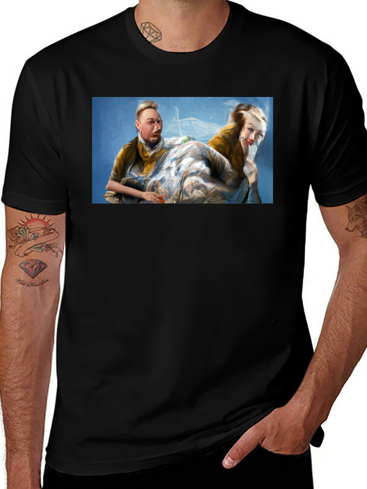 Artistic T-Shirt with Unique Portrait Design