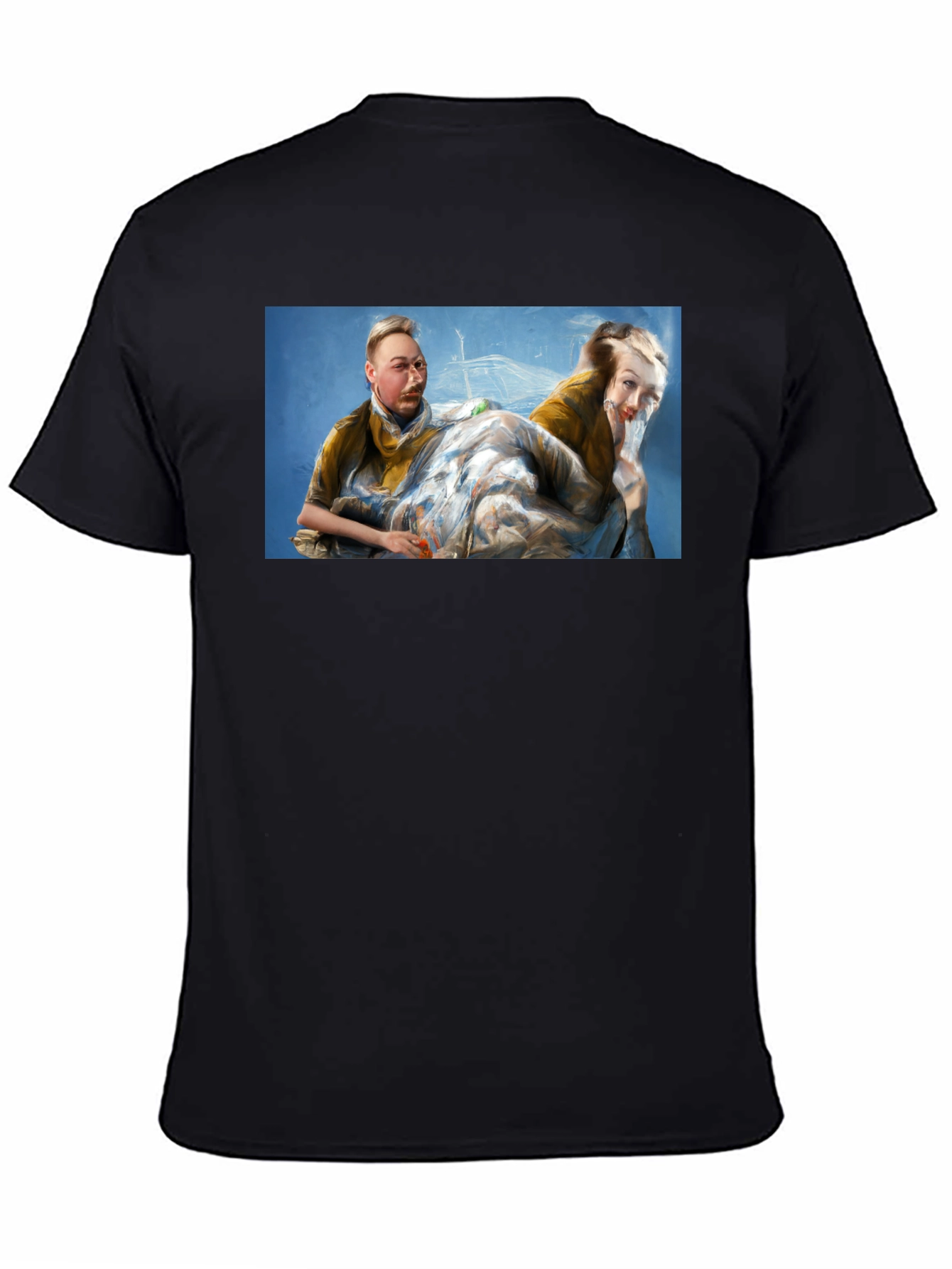 Artistic T-Shirt with Unique Portrait Design