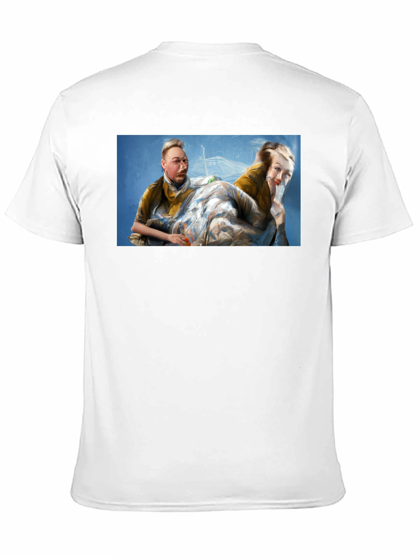 Artistic T-Shirt with Unique Portrait Design