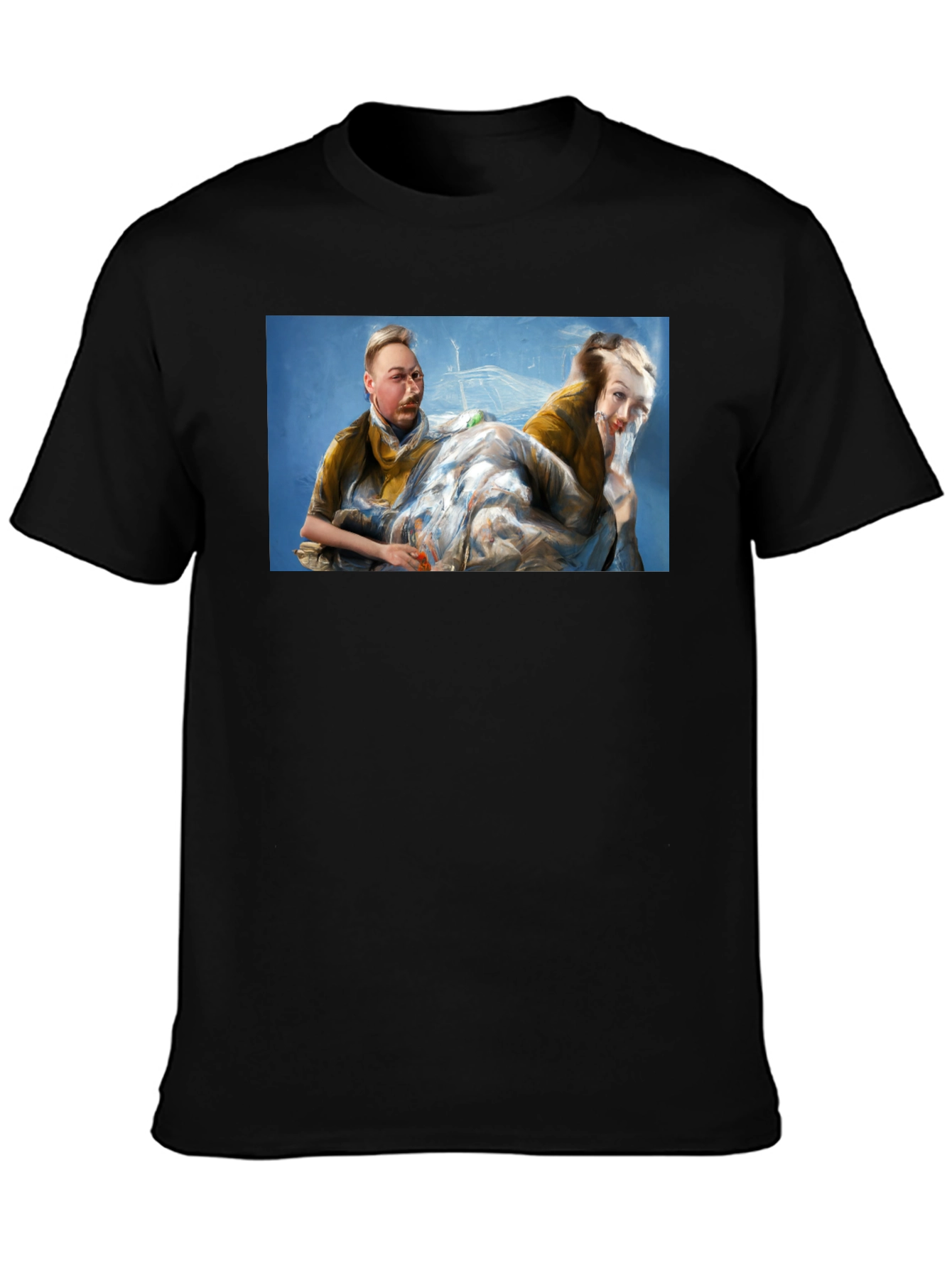 Artistic T-Shirt with Unique Portrait Design