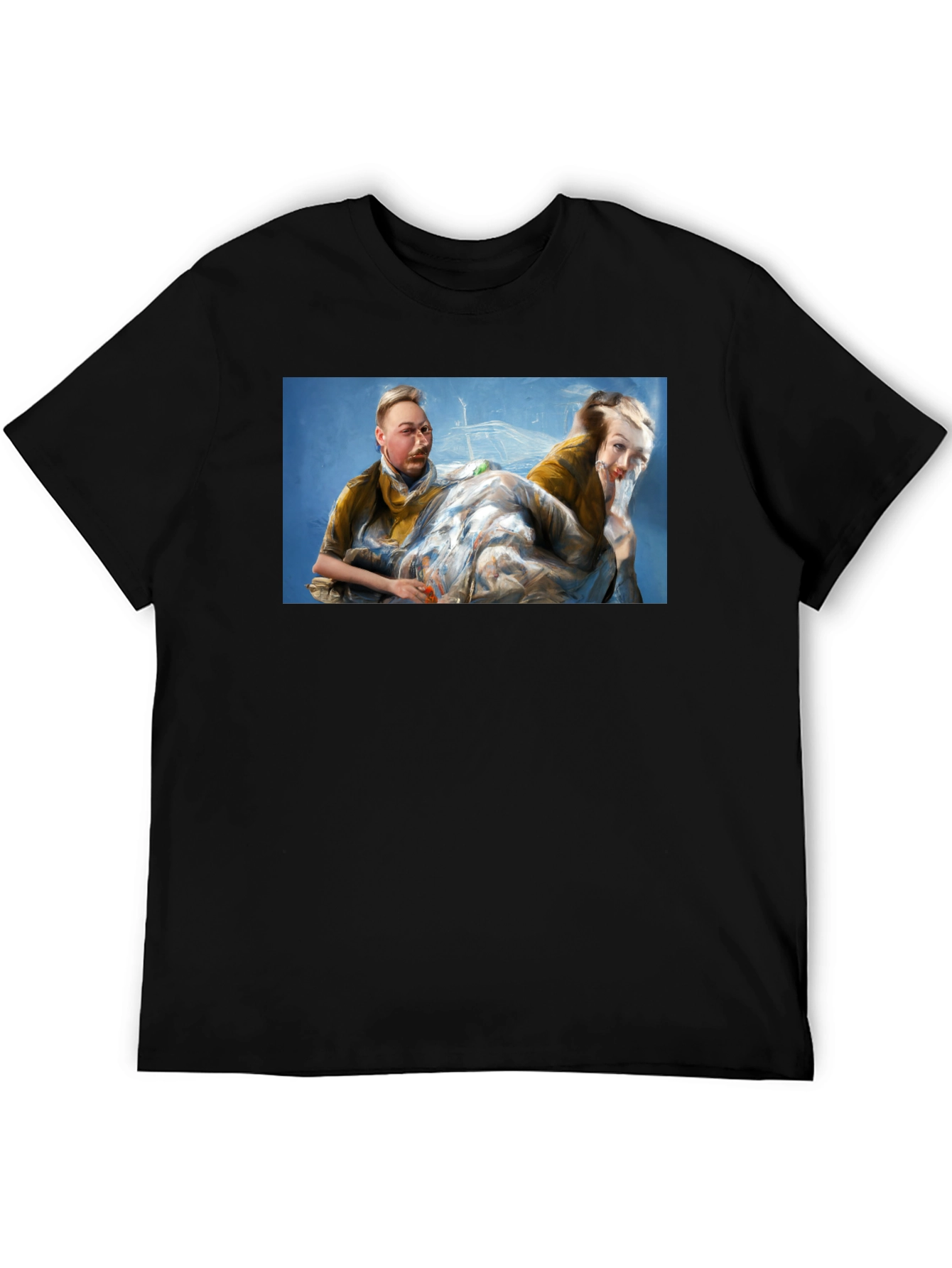 Artistic T-Shirt with Unique Portrait Design