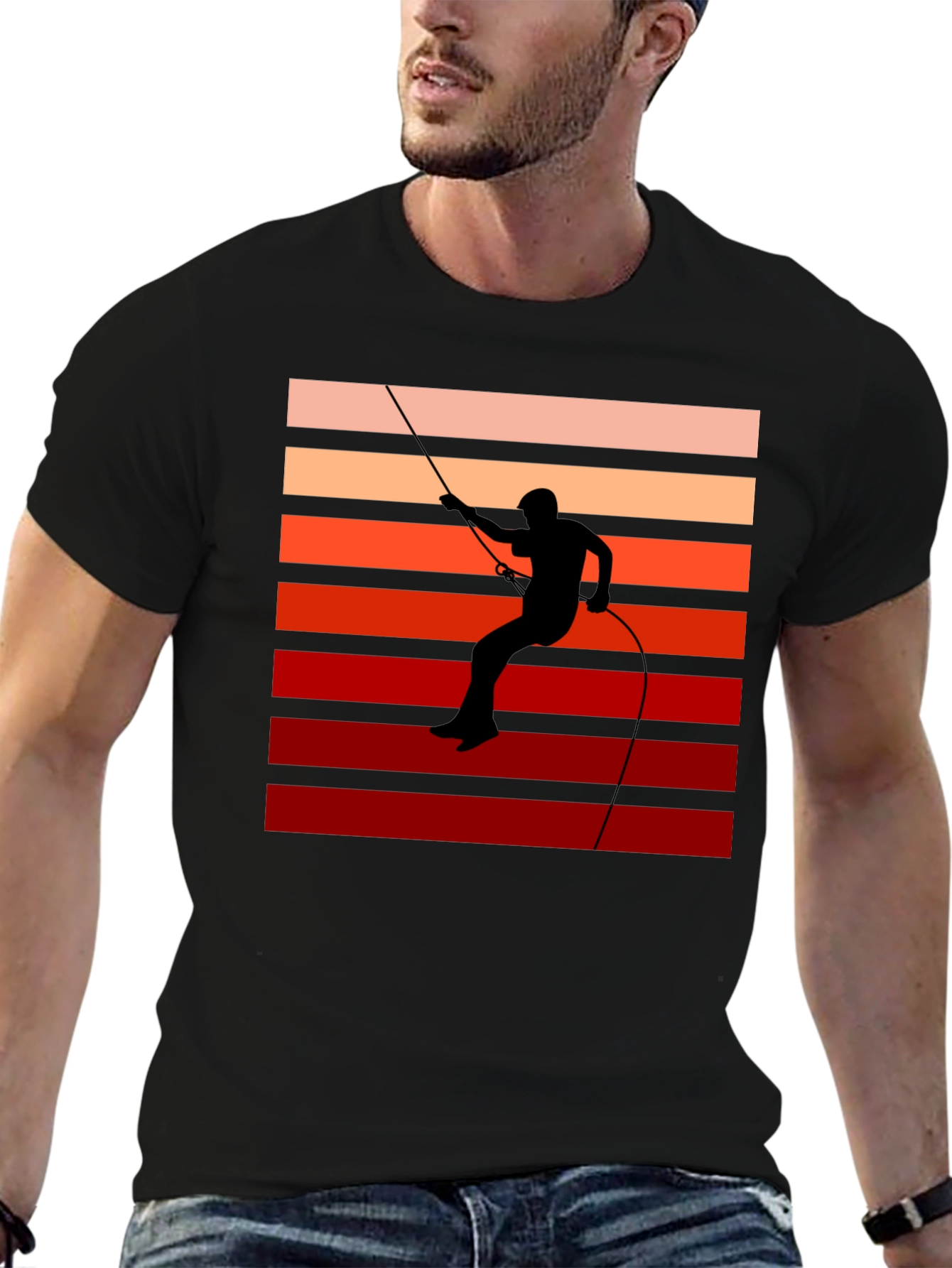 Retro Rock Climbing T-Shirt