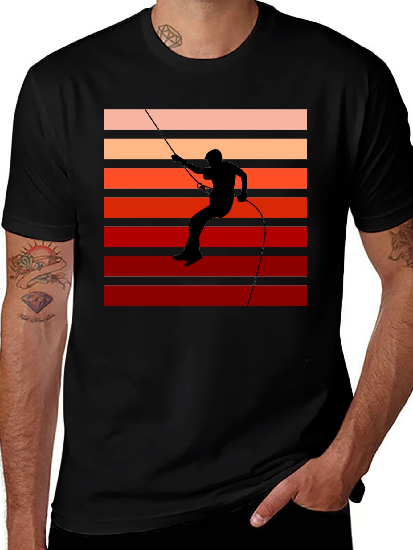 Retro Rock Climbing T-Shirt