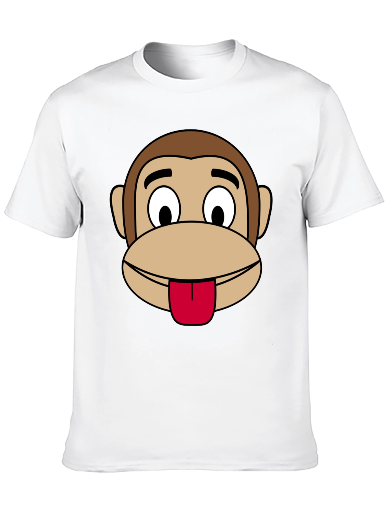 Funny Monkey Graphic Black T-Shirt