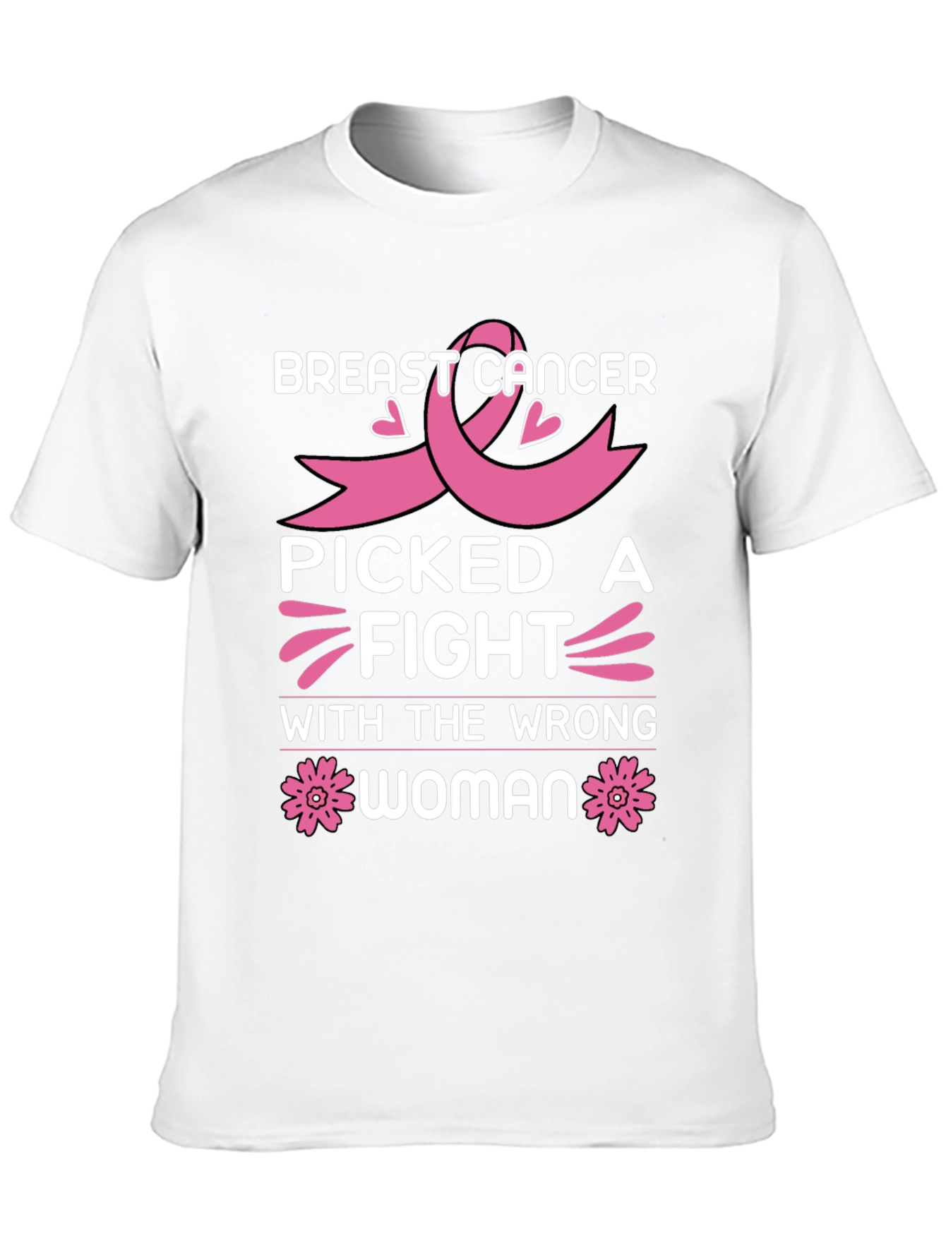 Breast Cancer Awareness Black T-Shirt