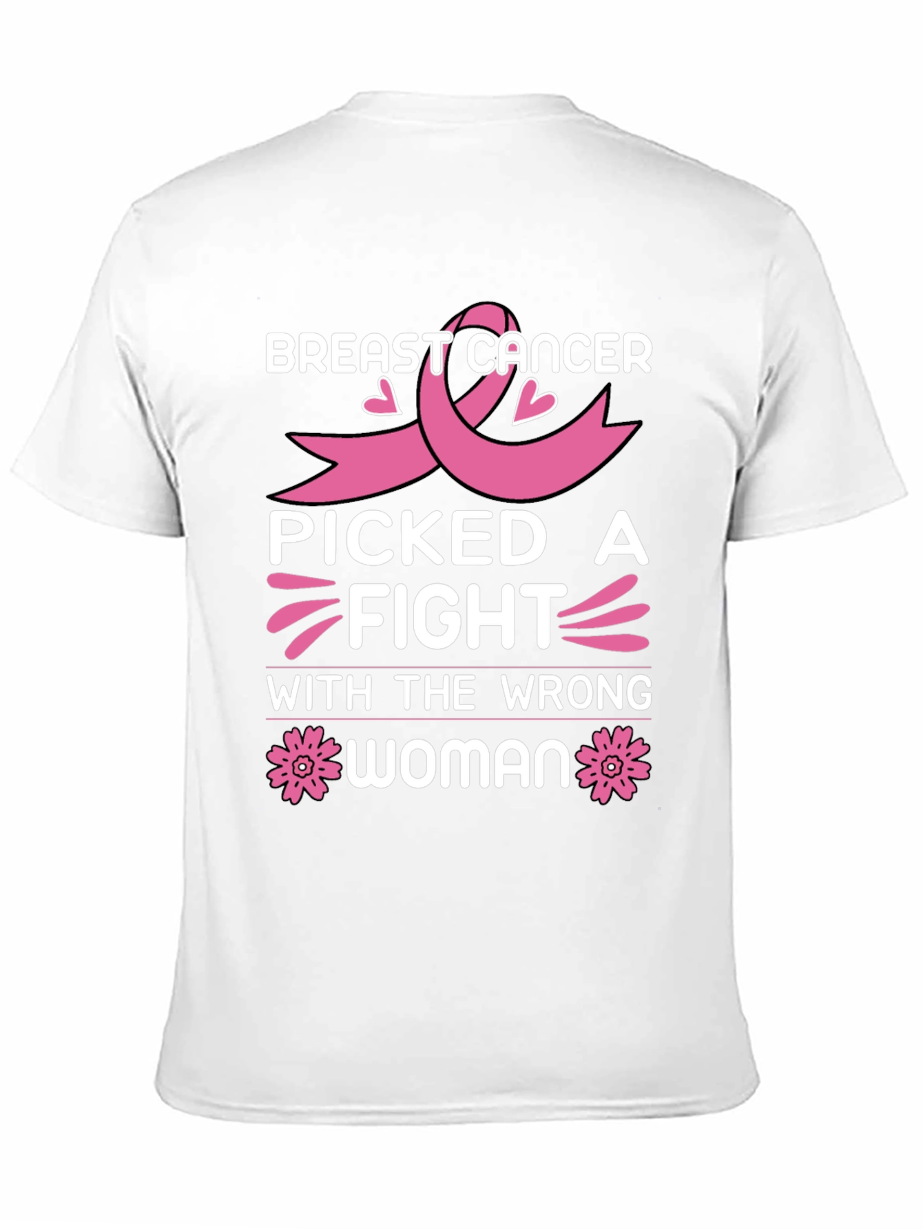 Breast Cancer Awareness Black T-Shirt