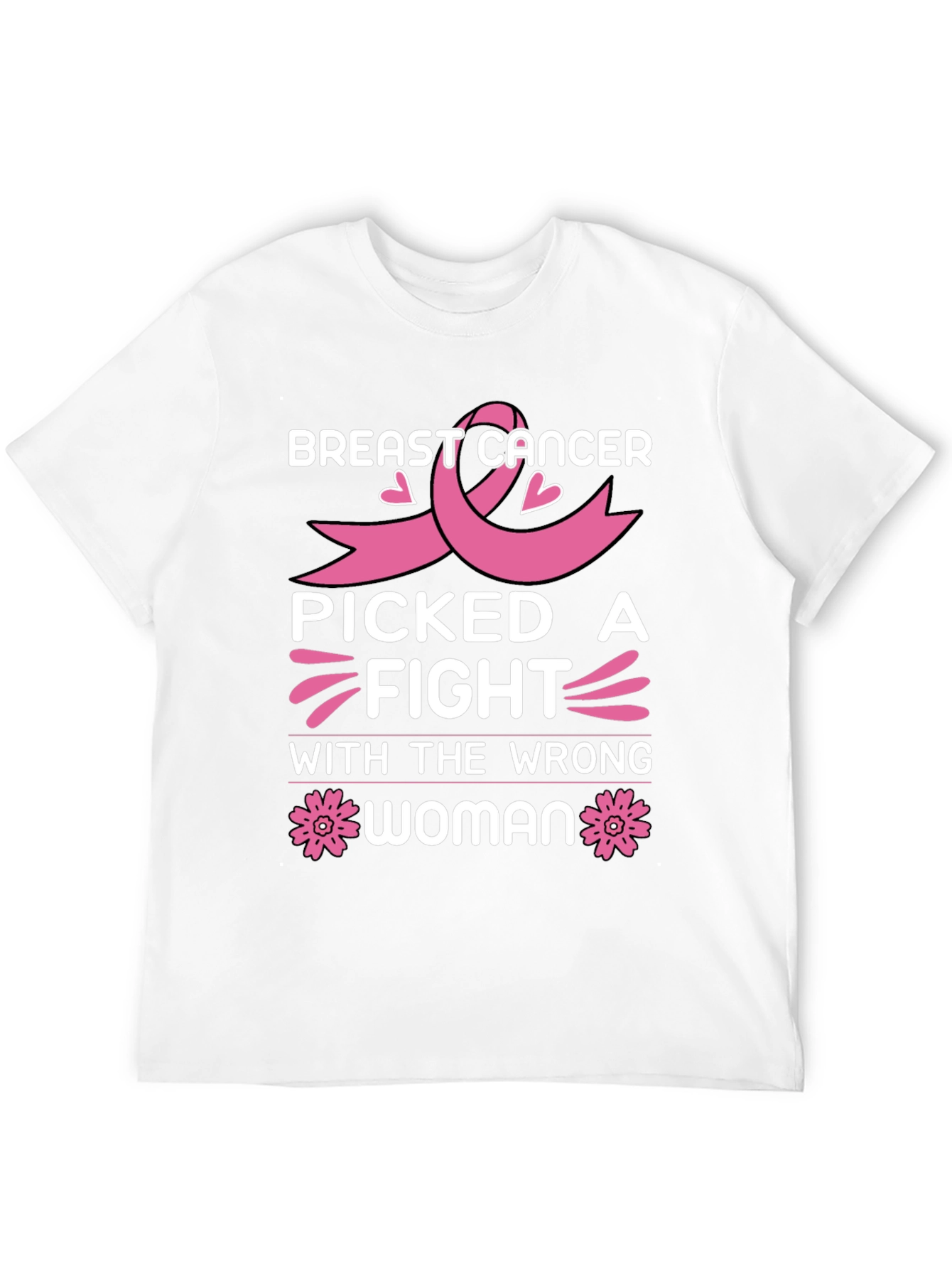 Breast Cancer Awareness Black T-Shirt