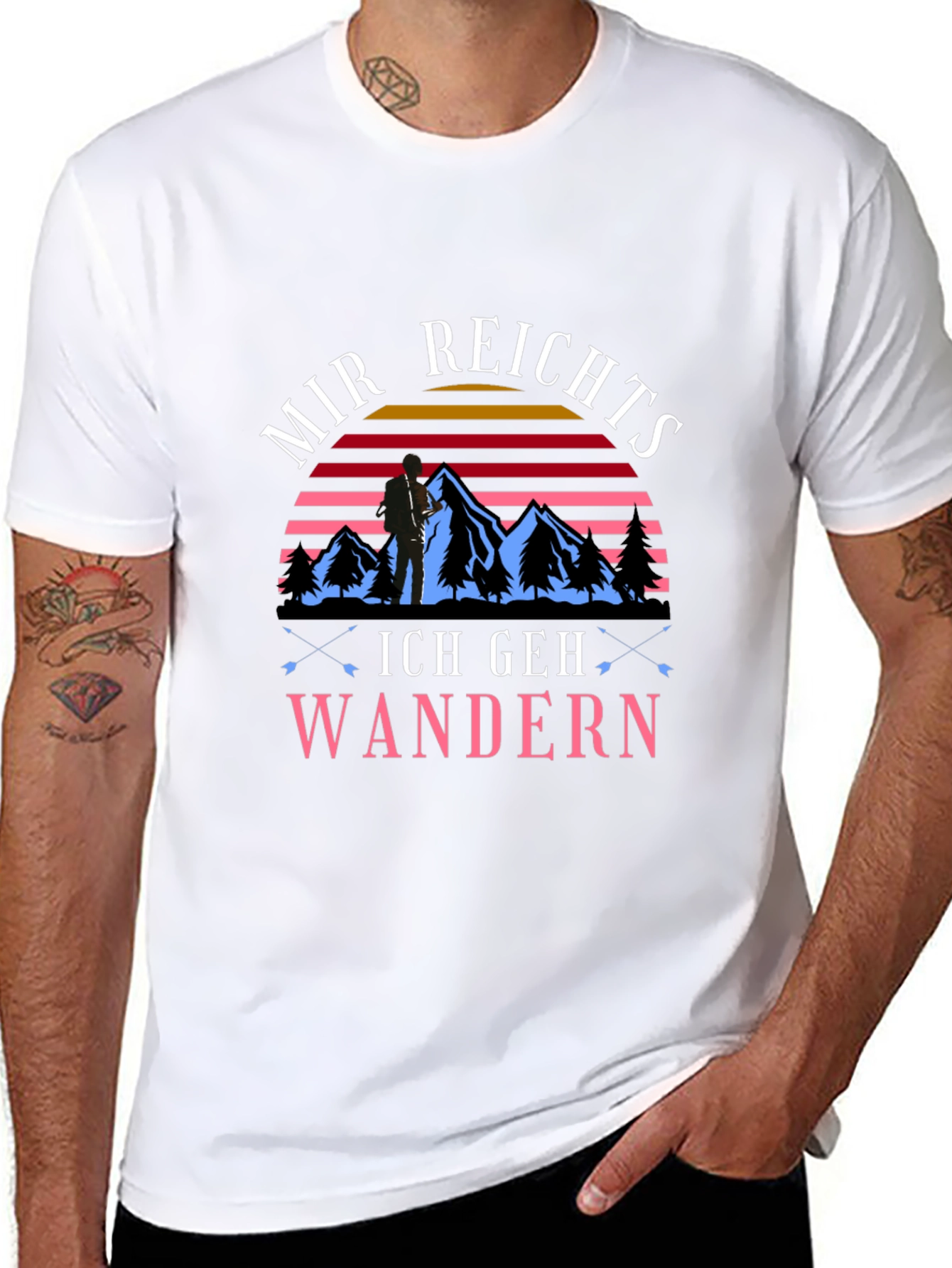 Mir Reichts Ich Geh Wandern Hiking T-Shirt