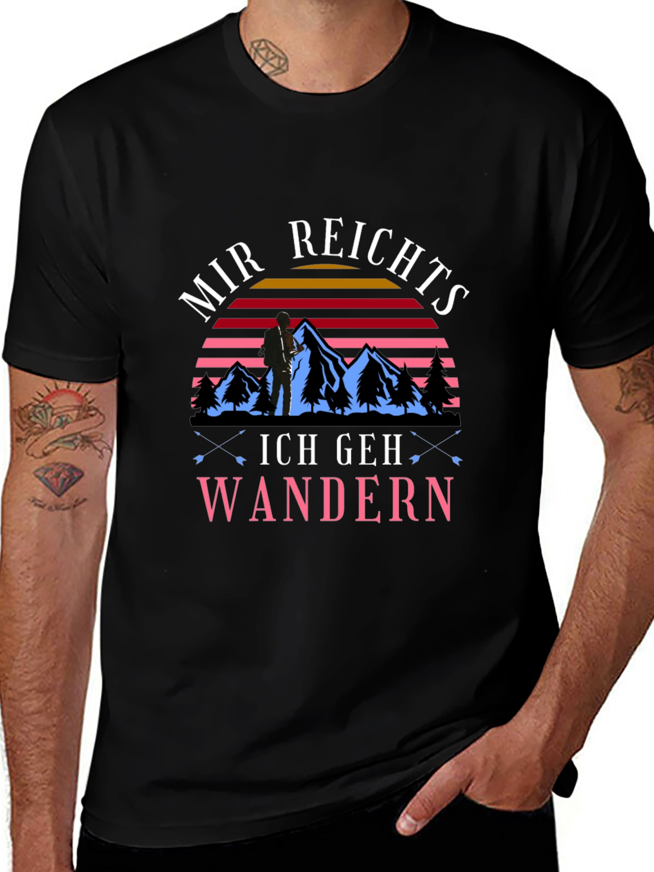 Mir Reichts Ich Geh Wandern Hiking T-Shirt