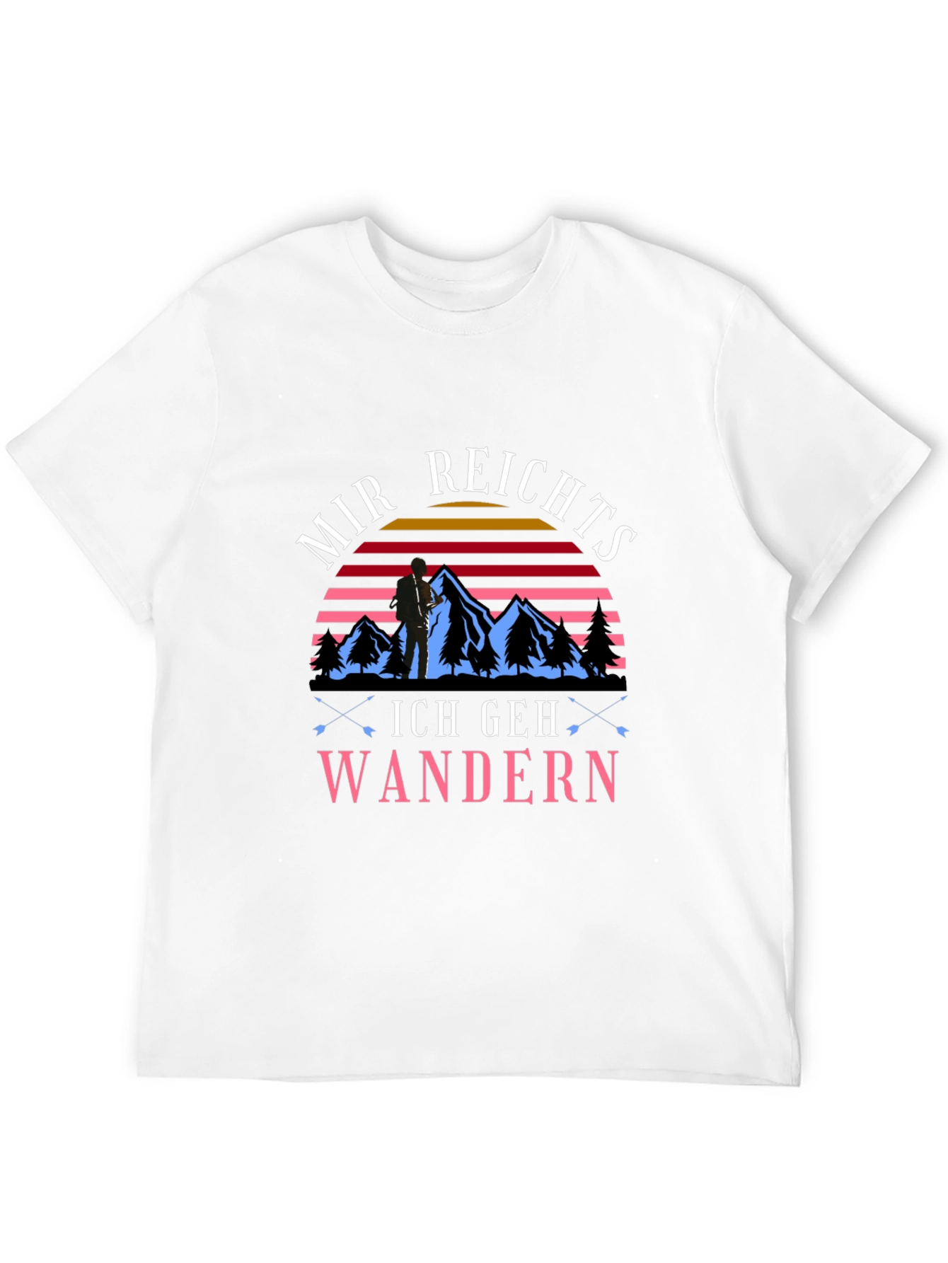 Mir Reichts Ich Geh Wandern Hiking T-Shirt