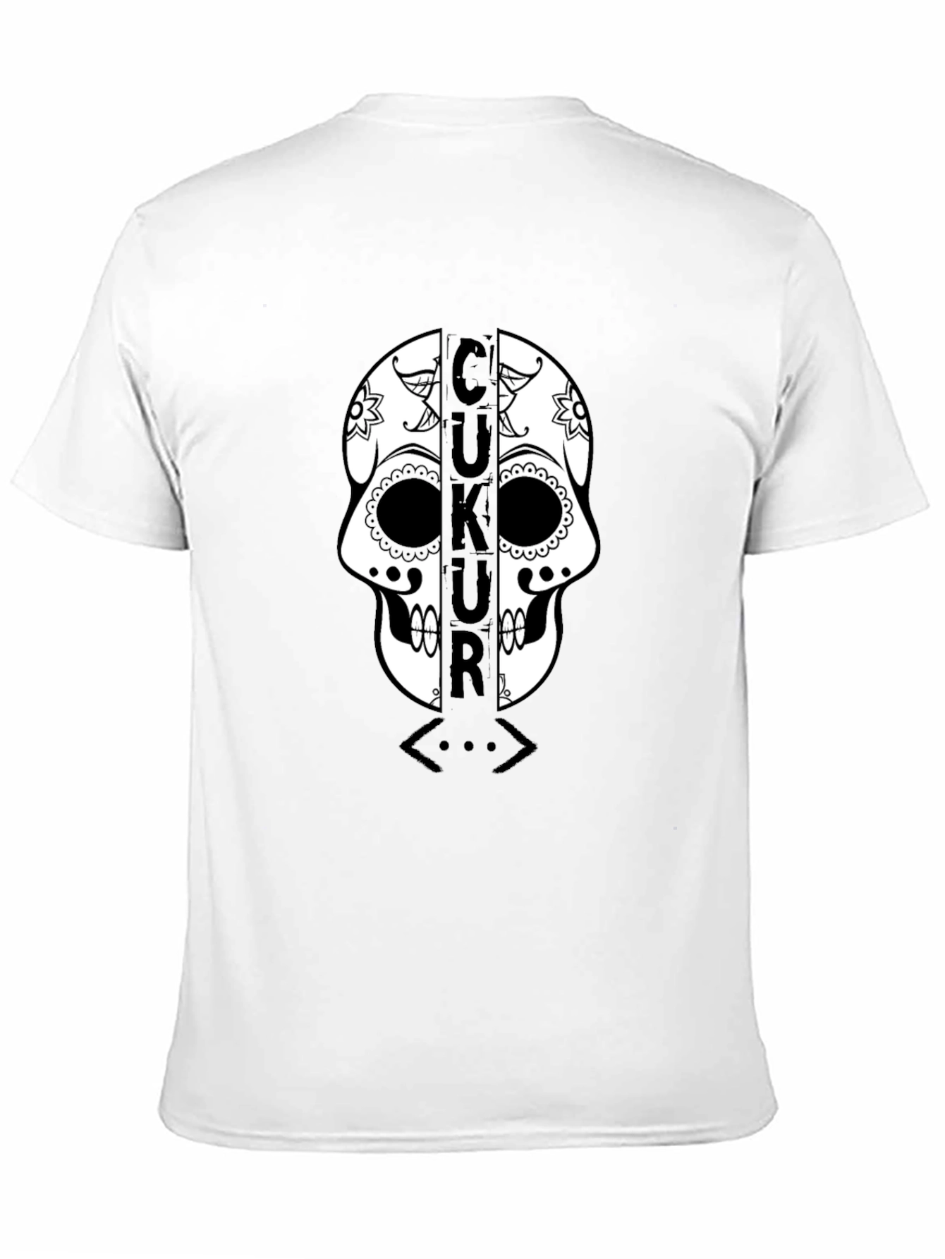 Çukur Skull T-Shirt - Black Graphic Tee