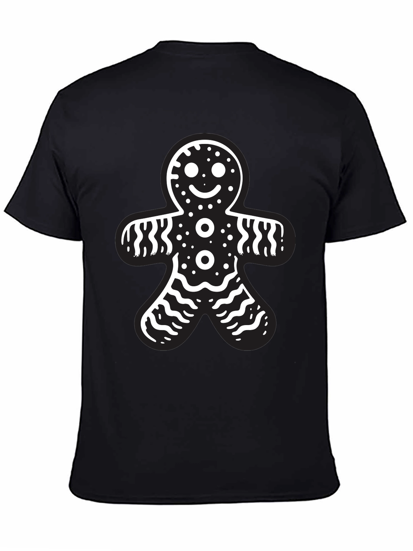 Gingerbread Man Graphic Tee - Holiday Fun