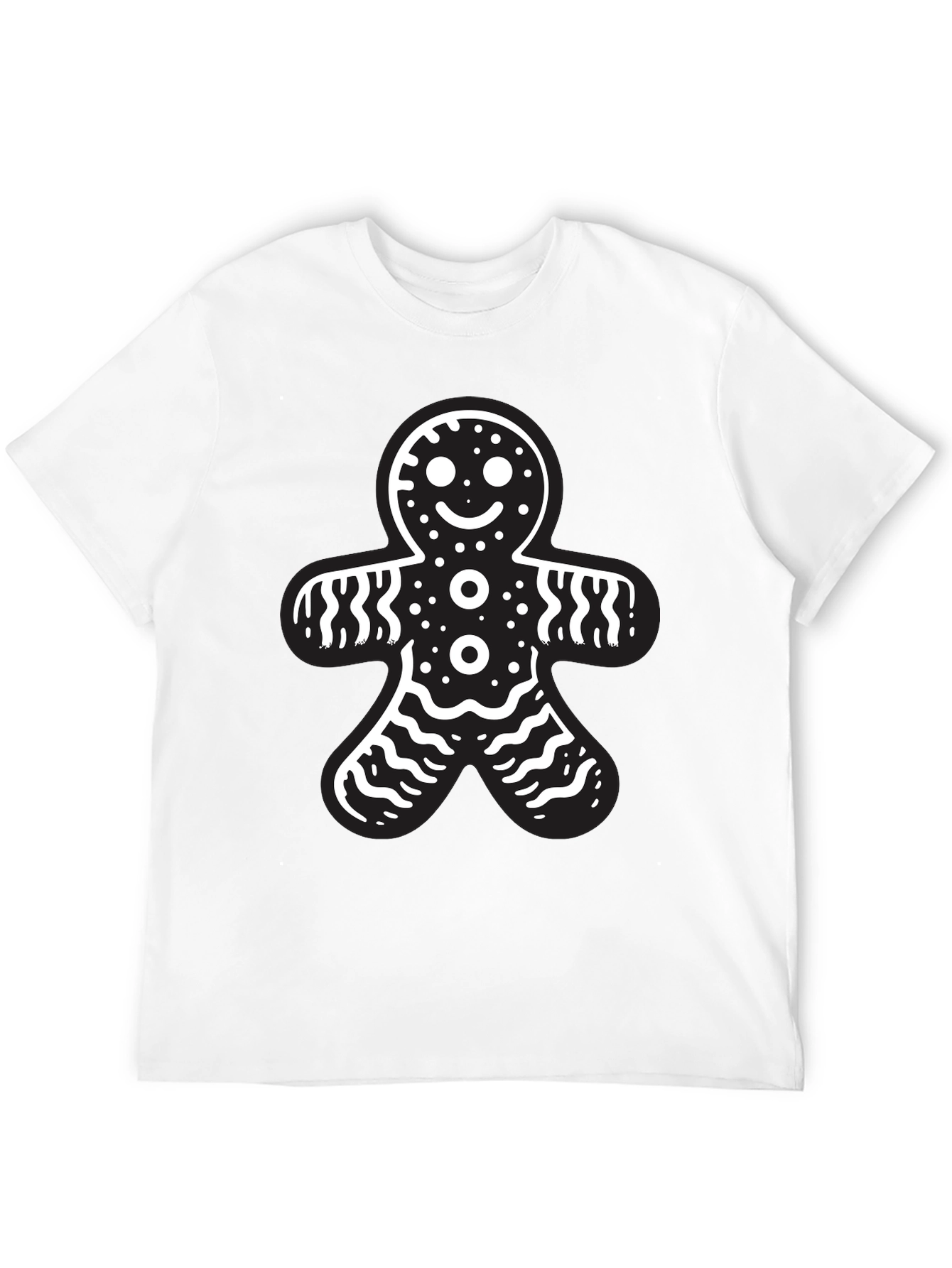 Gingerbread Man Graphic Tee - Holiday Fun