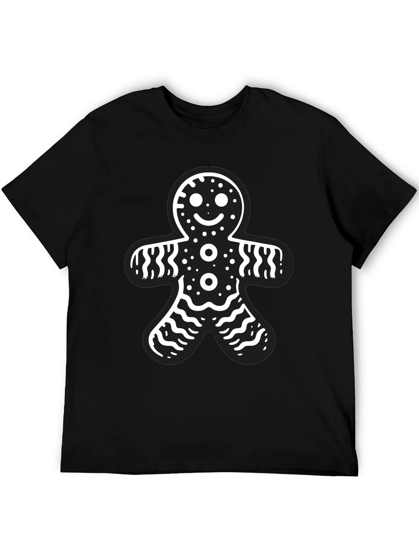 Gingerbread Man Graphic Tee - Holiday Fun