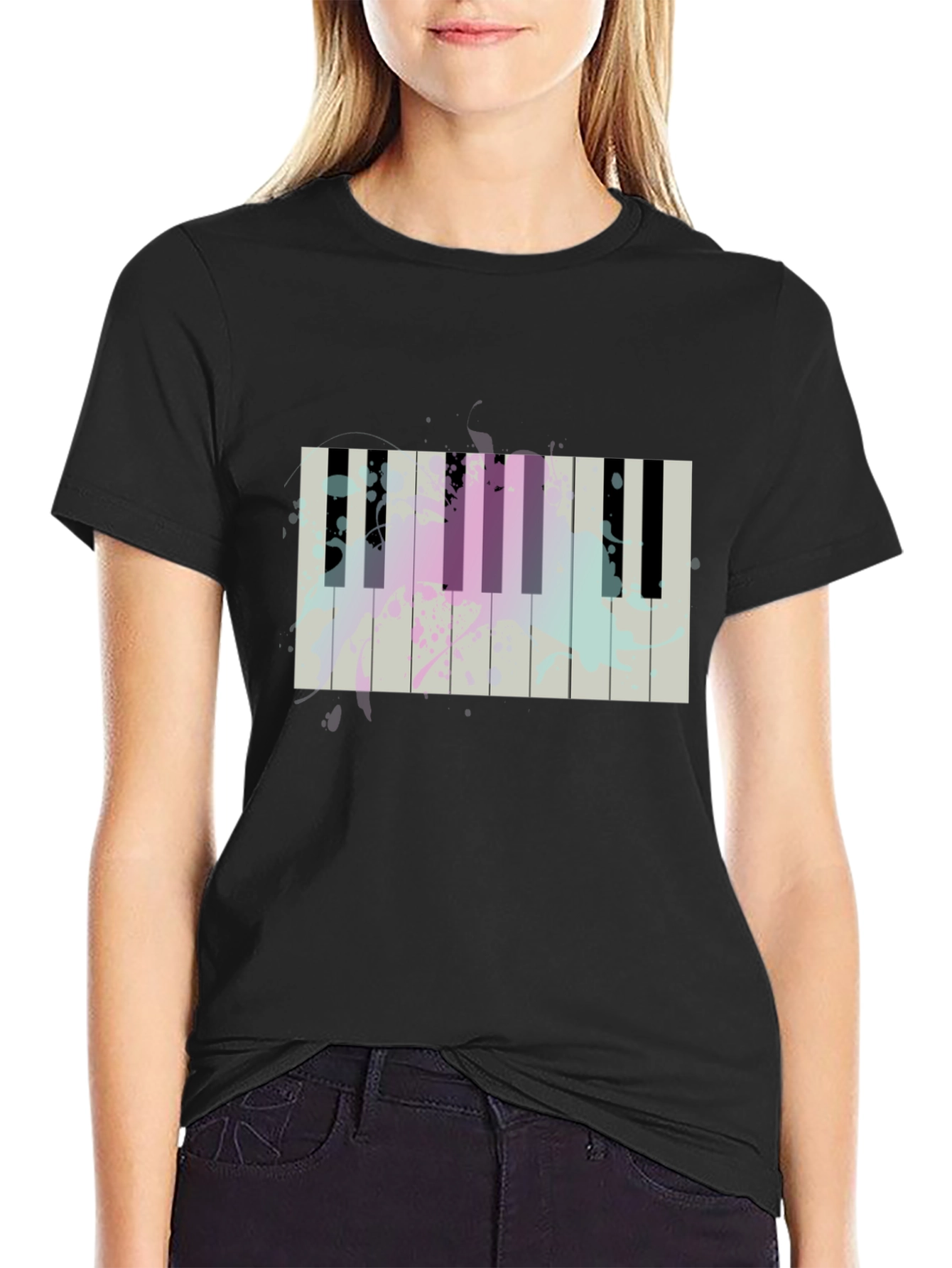 Piano Keys Graphic T-Shirt - Music Lover Tee