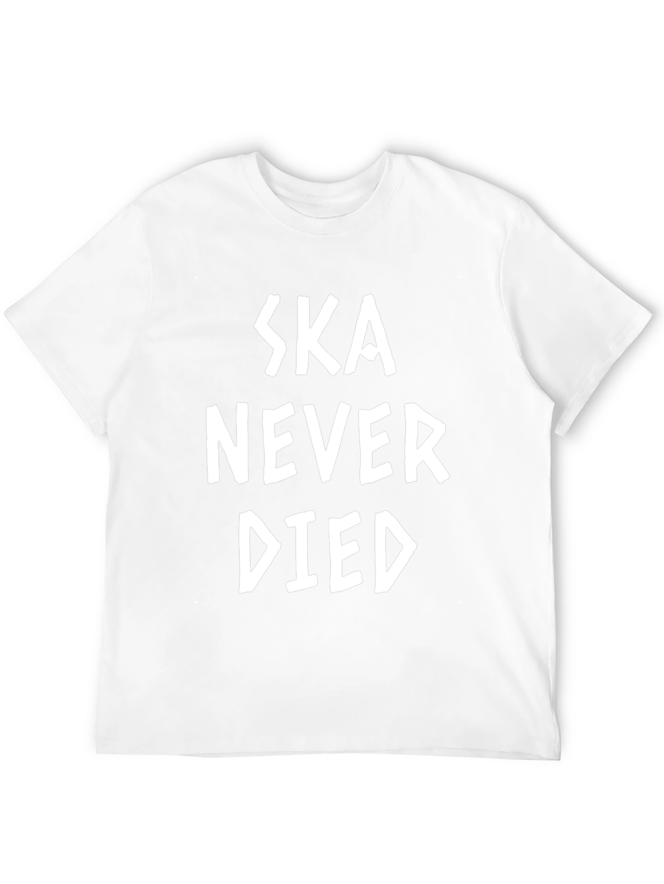 Ska Never Died Graphic Tee - Black Cotton T-Shirt