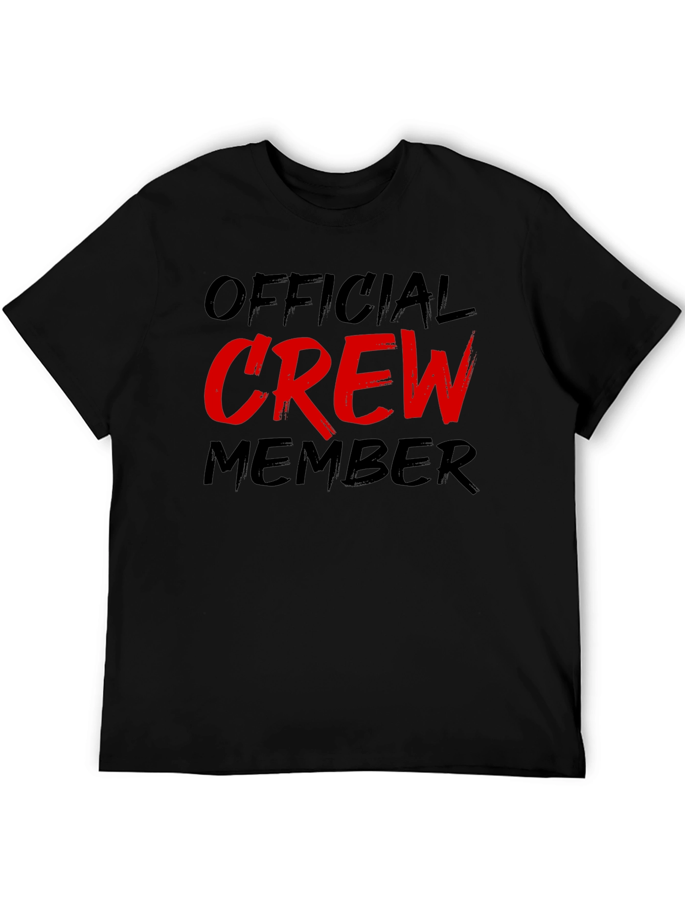 Official Crew Member Black Graphic Tee