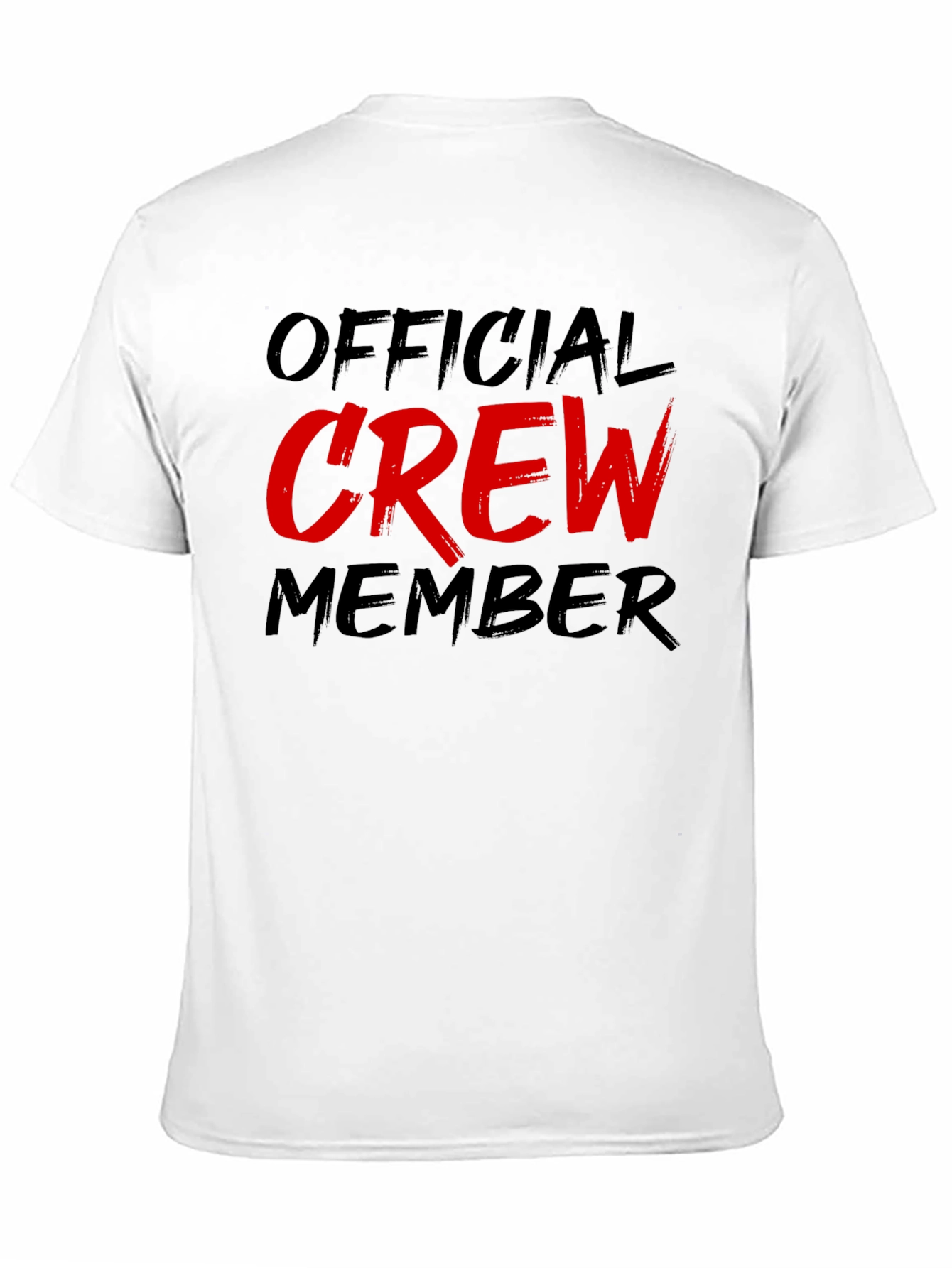 Official Crew Member Black Graphic Tee