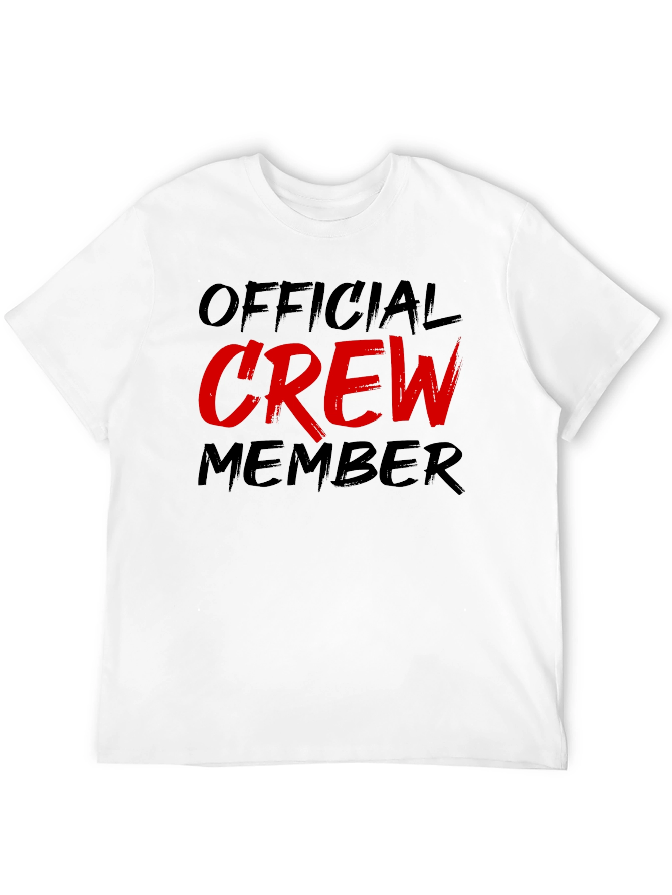 Official Crew Member Black Graphic Tee